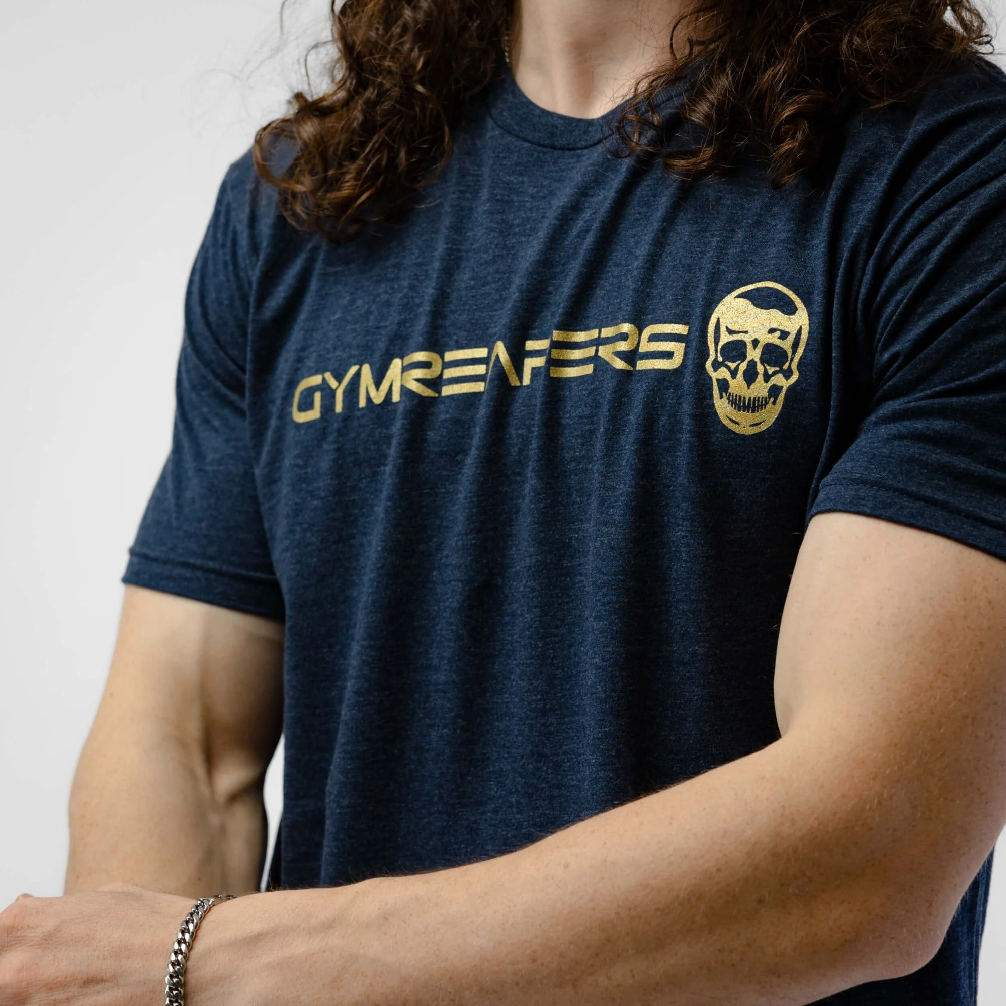 Basic Shirt - Navy/Gold - Image 4