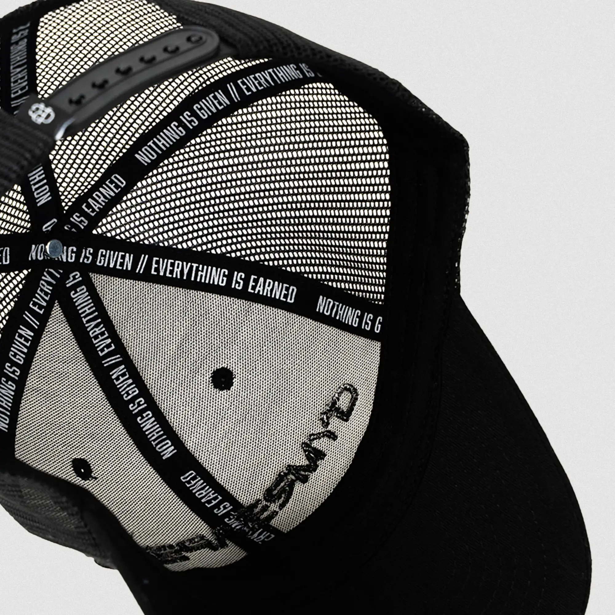 Gymreapers Core Trucker Hat - Black/Black - Image 3