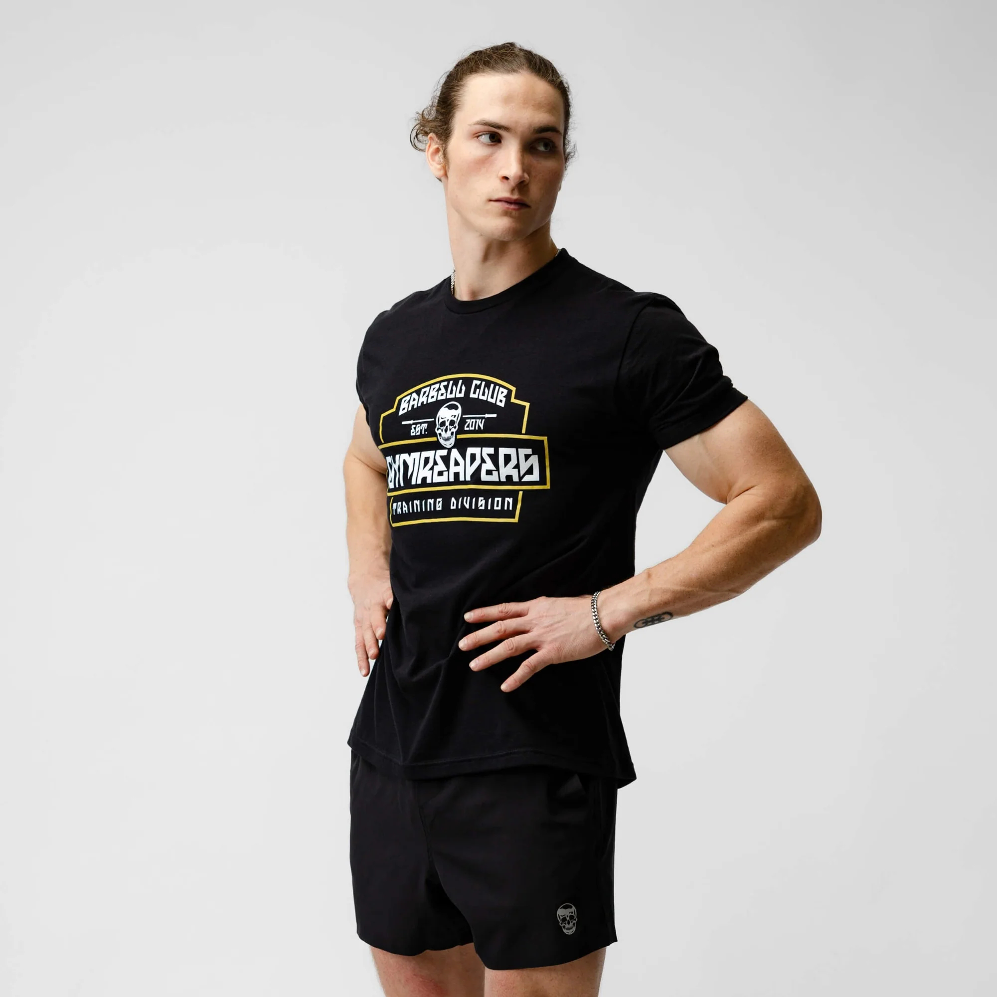 Gymreapers Division Tee - Black/White - Image 3
