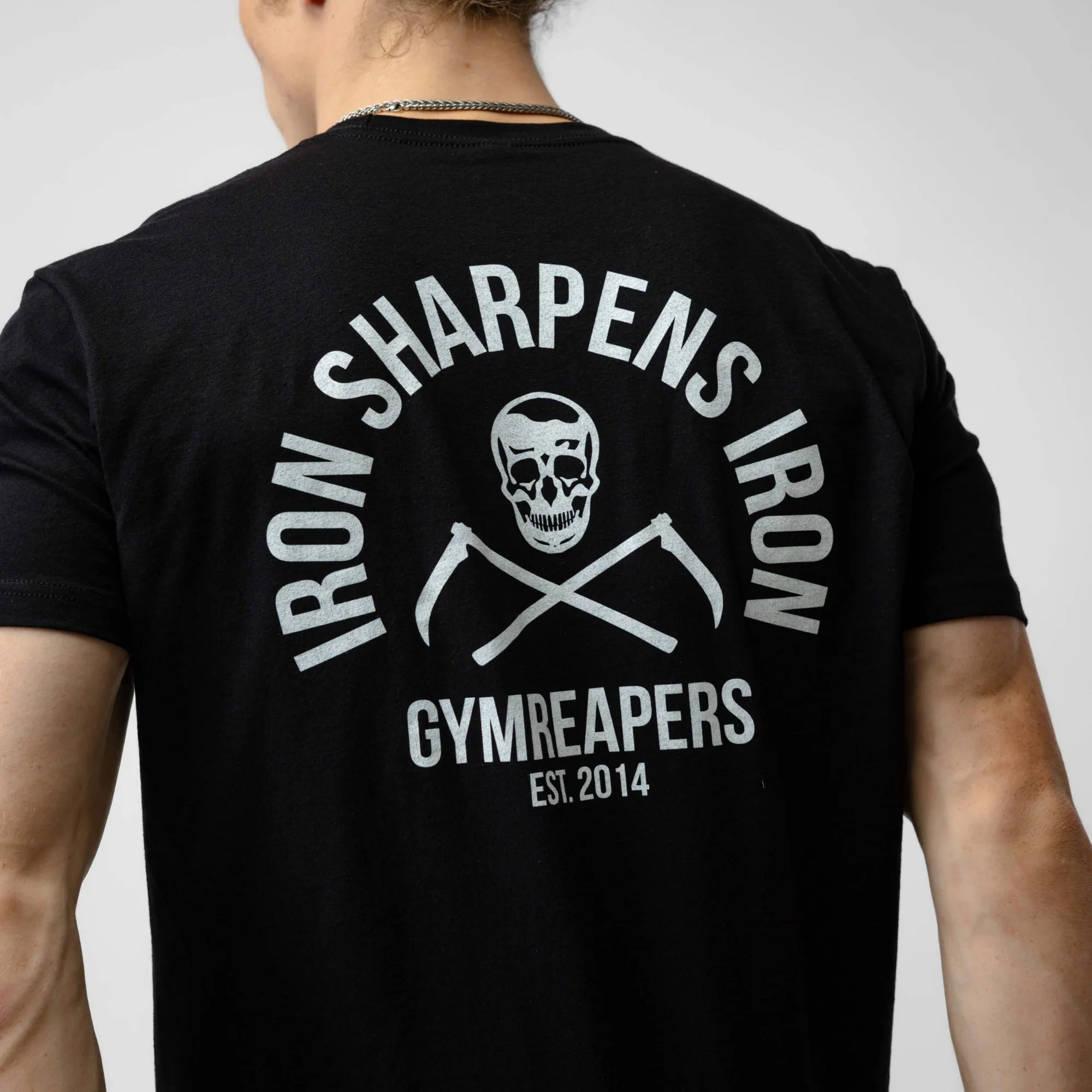 Gymreapers Iron Tee - Black/White - Image 3