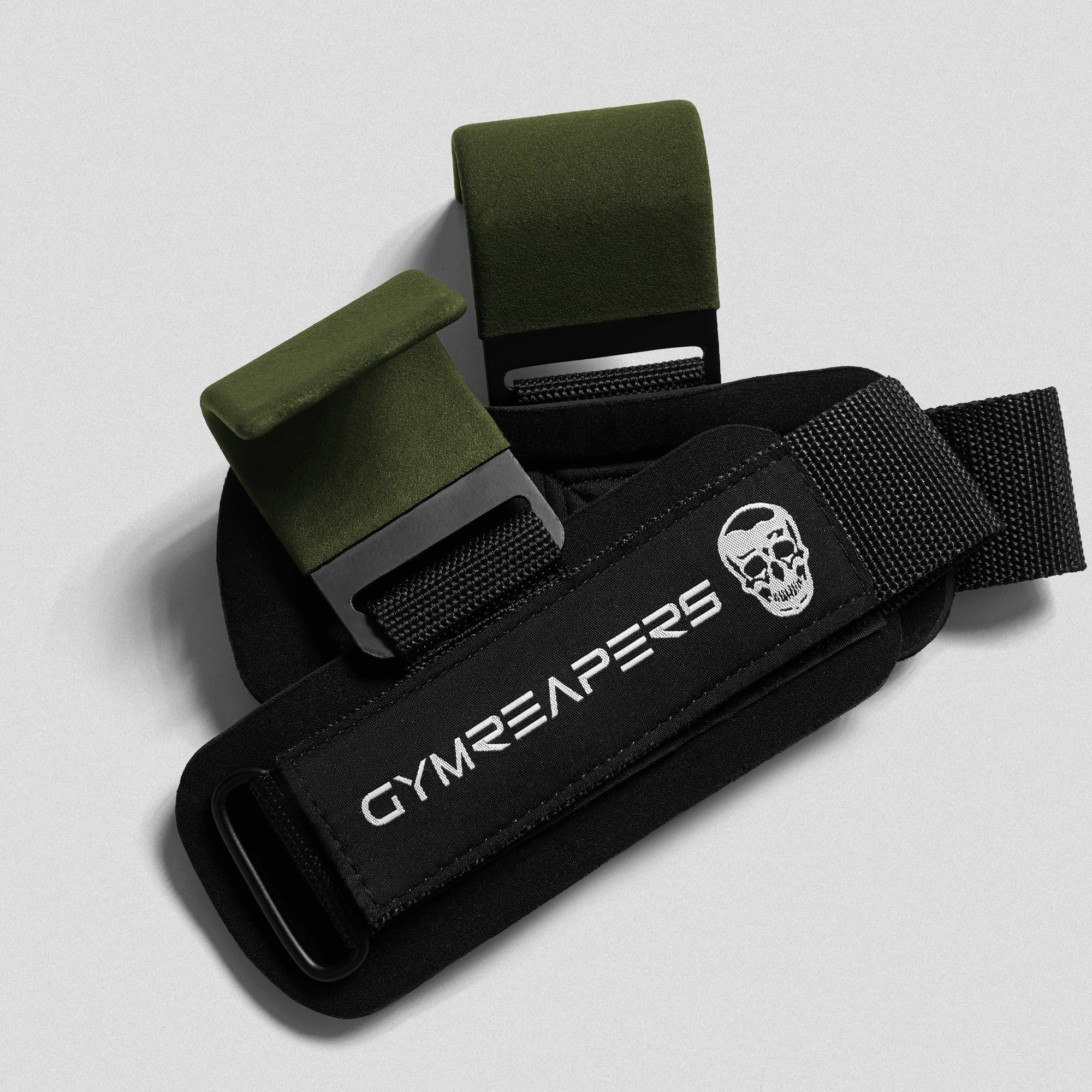 Gymreapers Lifting Hooks - OD Green - Image 4