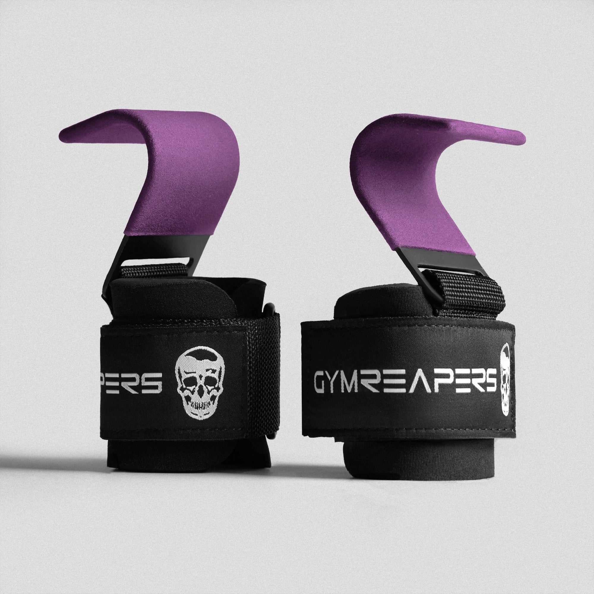 Gymreapers Lifting Hooks - Purple - Image 2