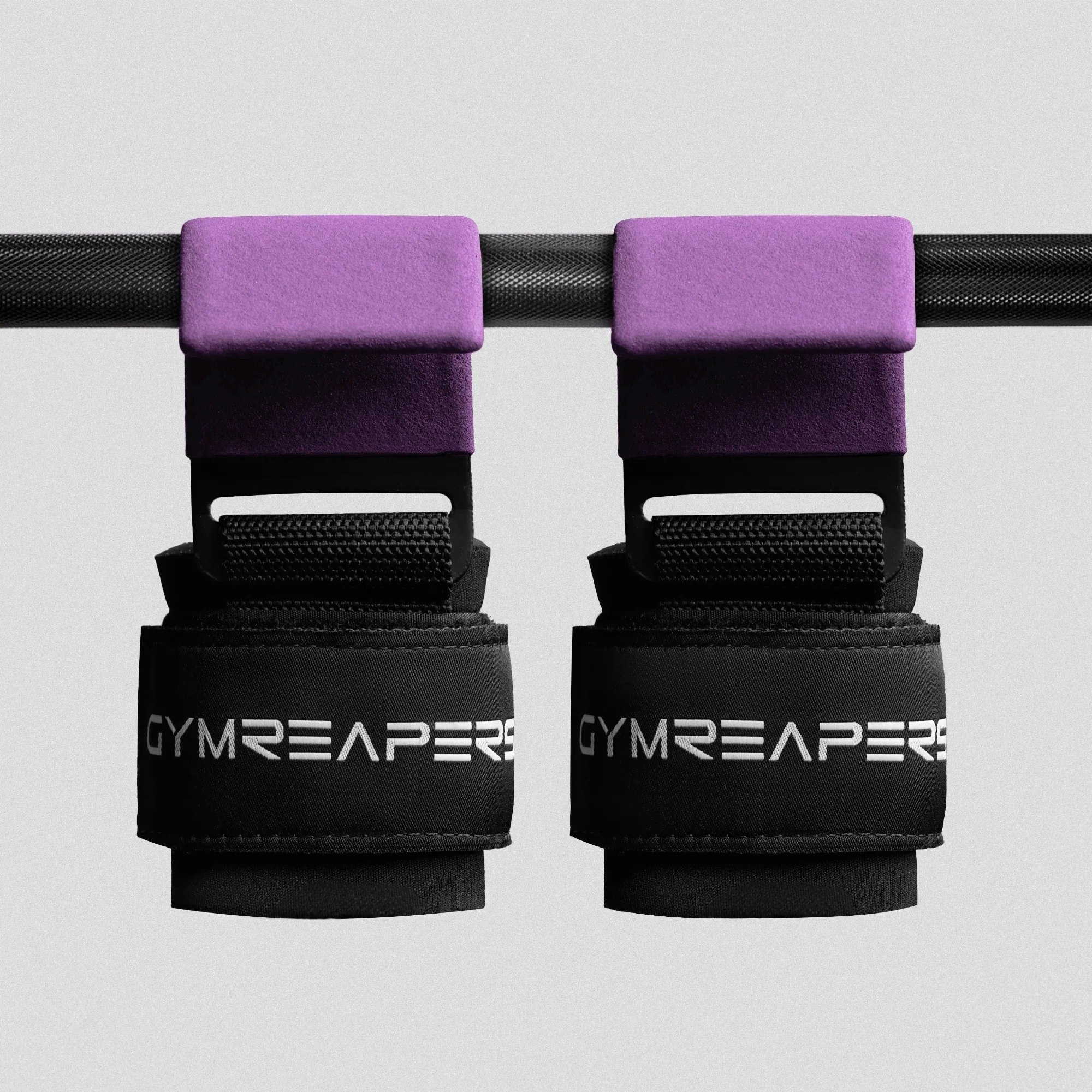 Gymreapers Lifting Hooks - Purple - Image 3