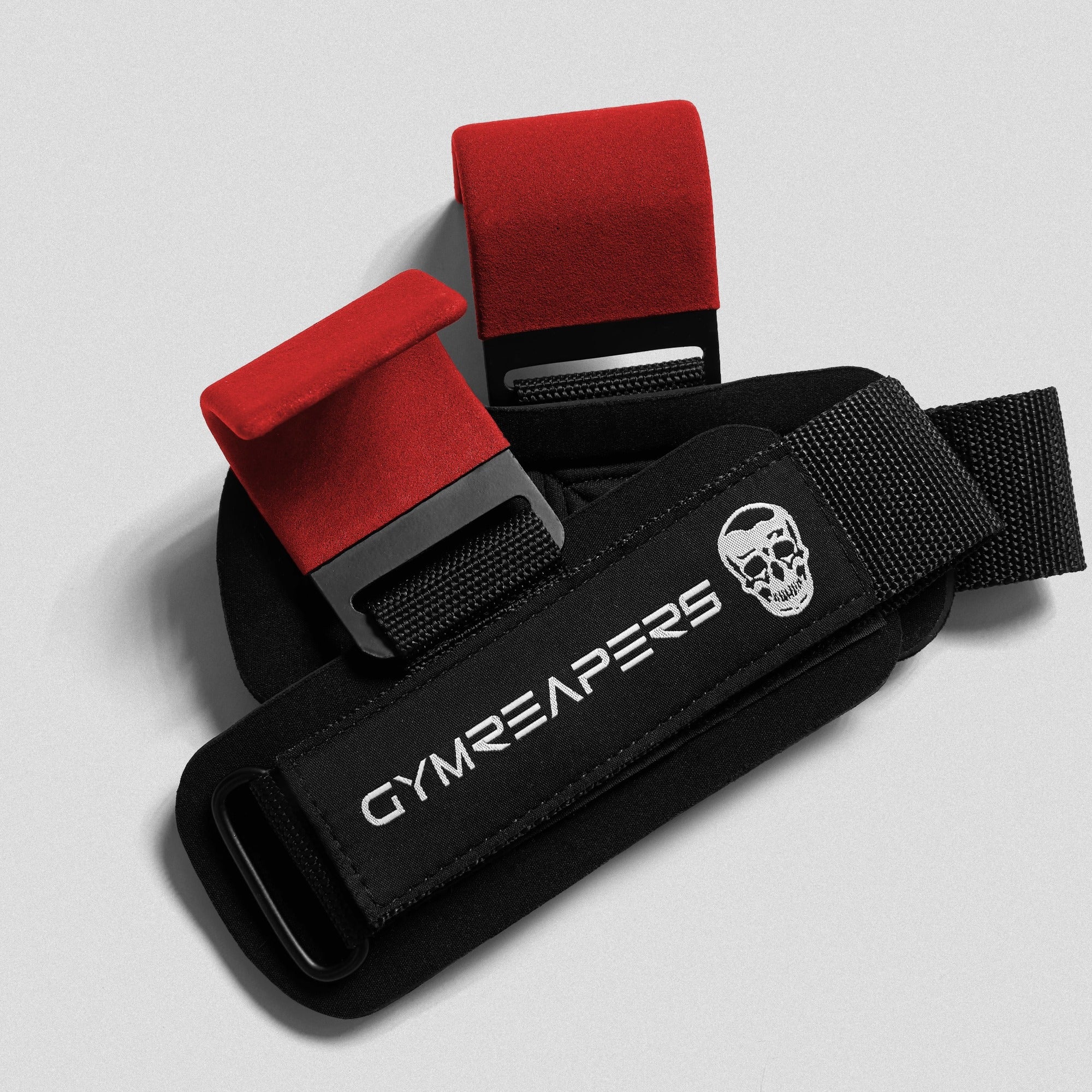 Gymreapers Lifting Hooks - Red - Image 4