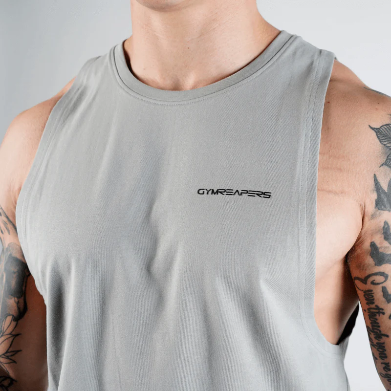 Gymreapers Muscle Tank - Stone - Image 3