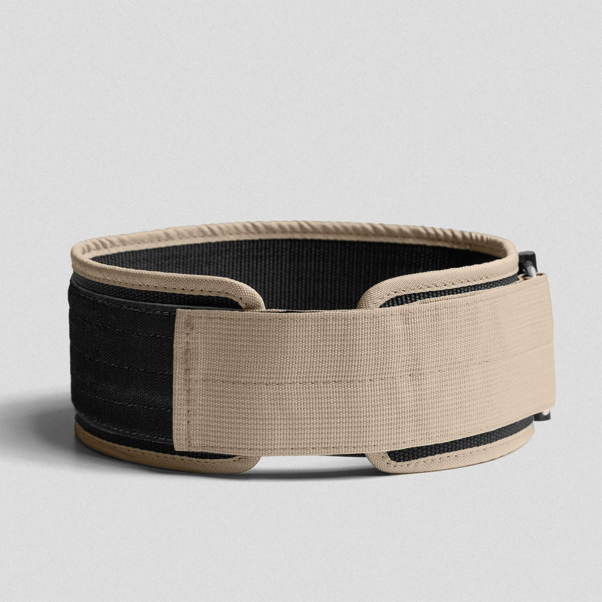 Quick Locking Weightlifting Belt | Premium Back Support - Desert Sand - Image 2
