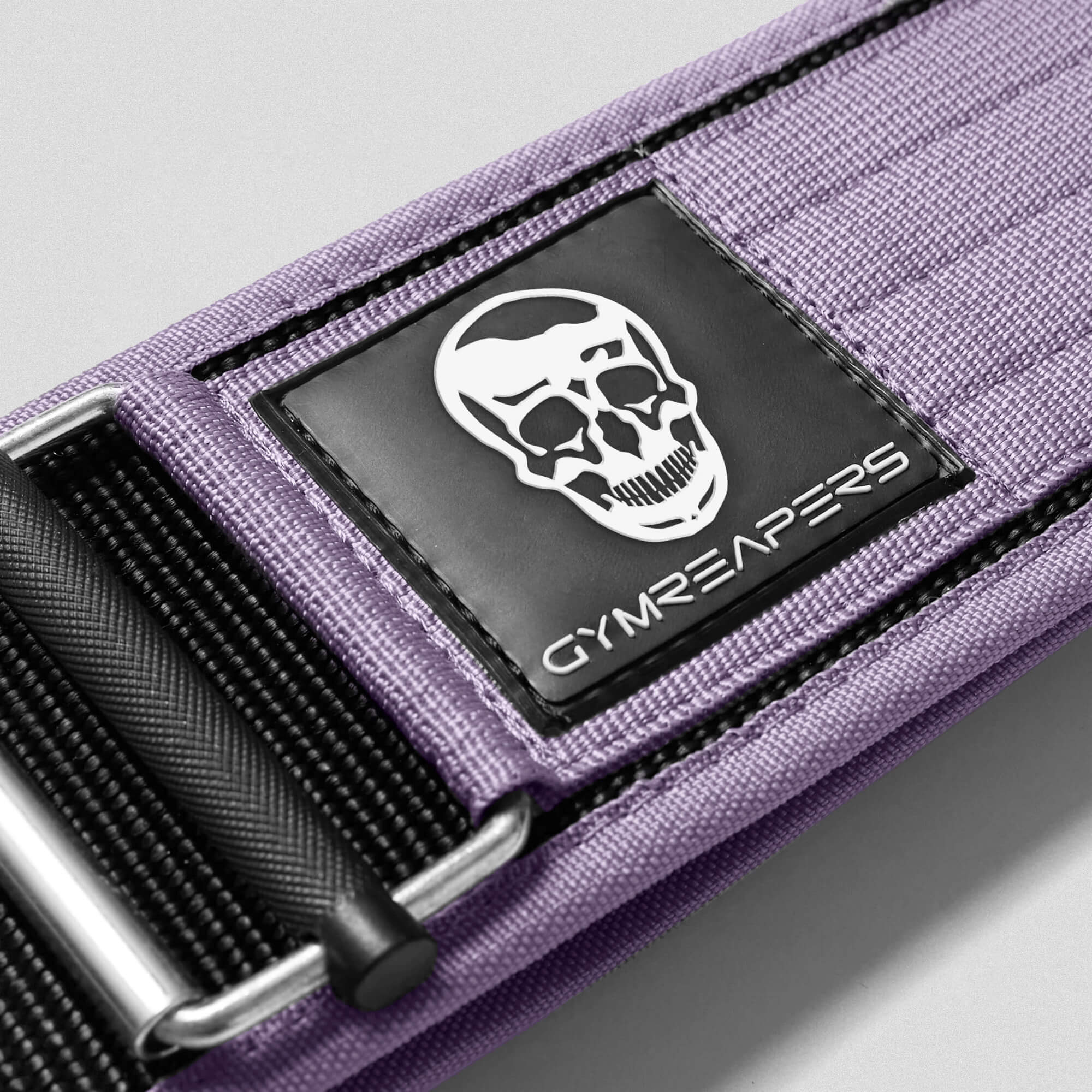 Quick Locking Weightlifting Belt | Premium Back Support - Lilac - Image 4