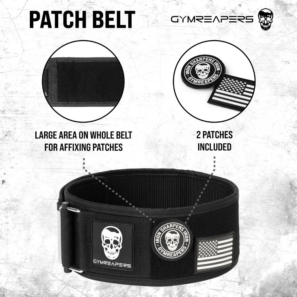 Quick Locking Weightlifting Belt (with Patches) - Image 9