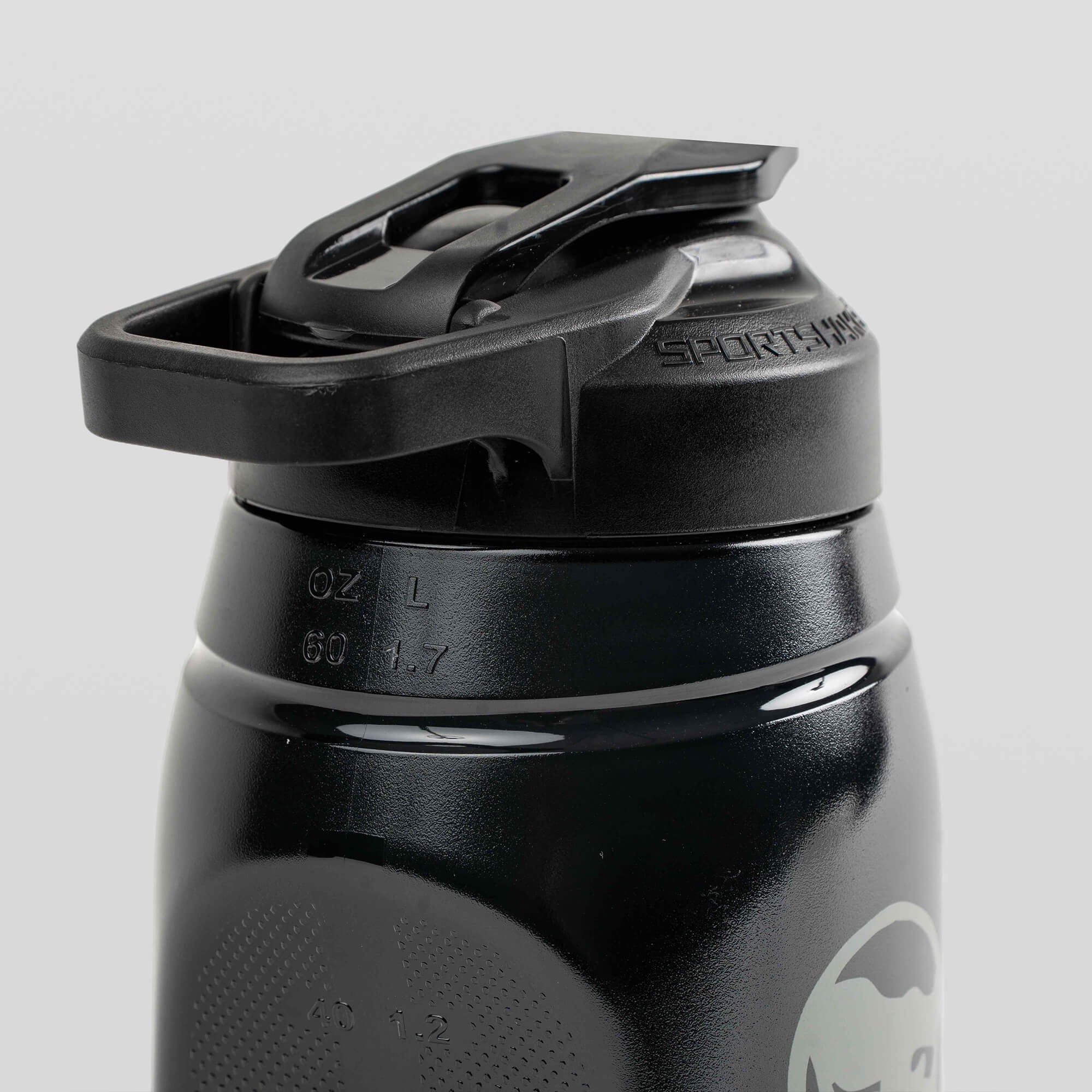 Gymreapers Sportshaker 64 oz - Black/Gray - Image 7