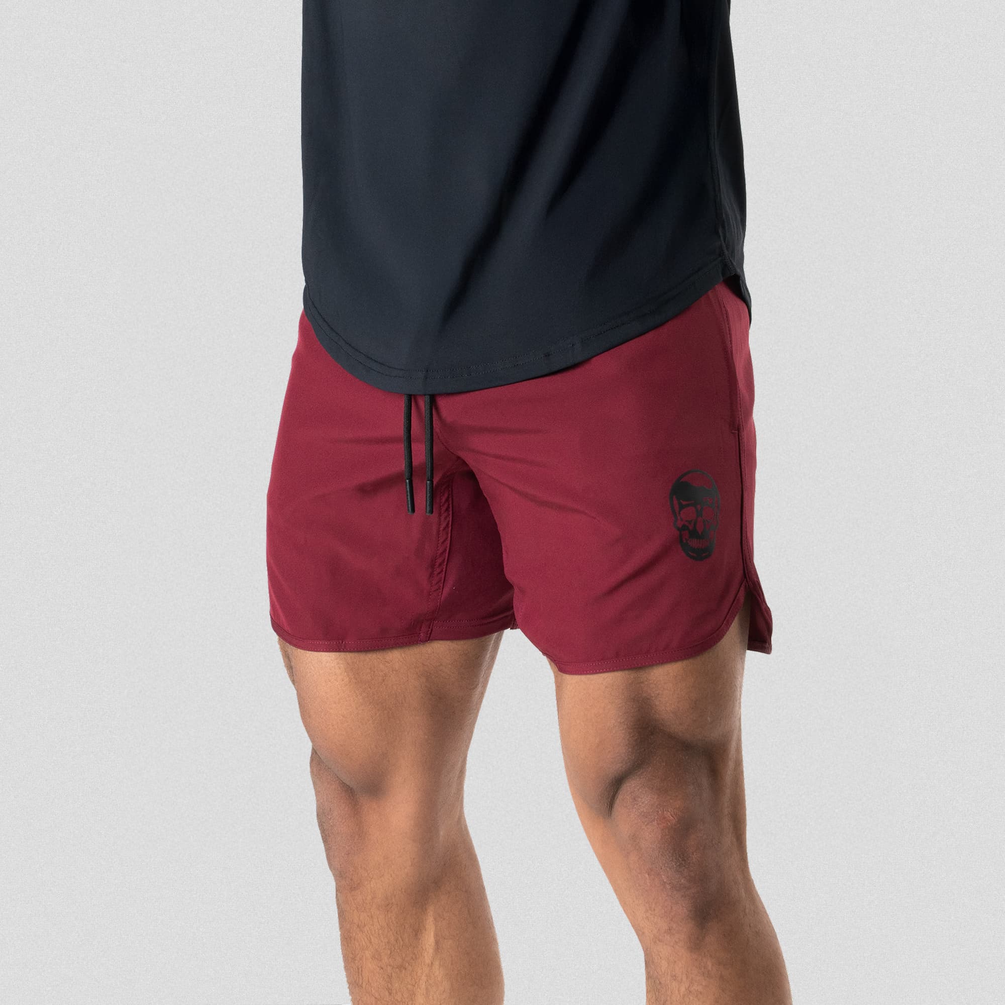 Training Shorts - Burgundy - Image 4