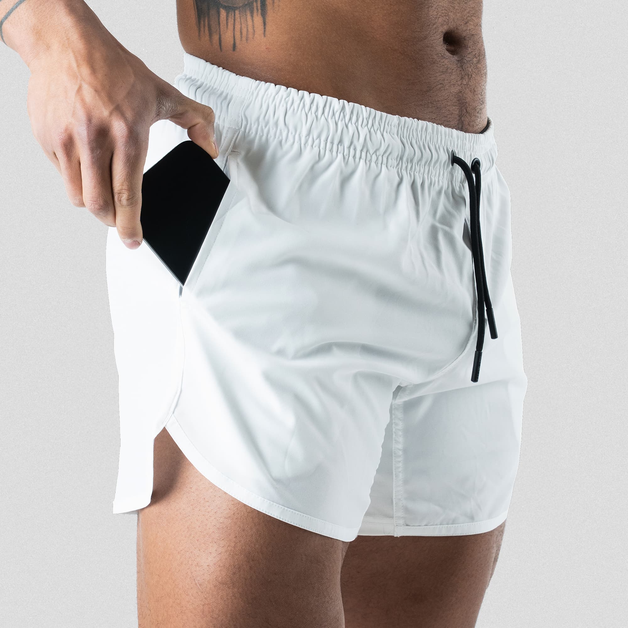 Training Shorts - White - Image 5