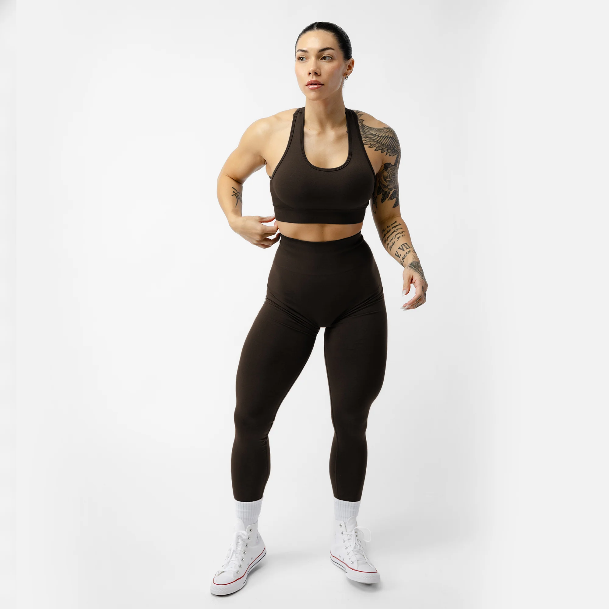 Halo Leggings - Chocolate - Image 4