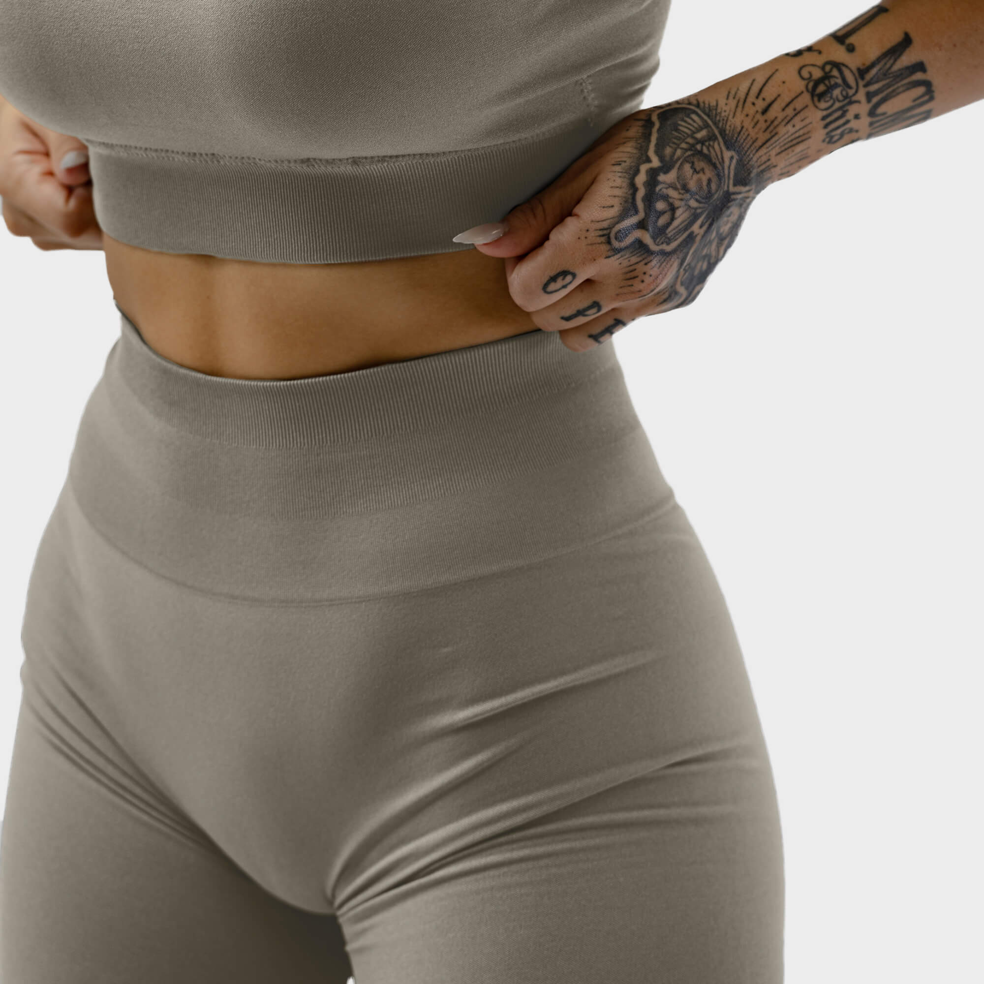 Halo Leggings - Deep Taupe - Image 3