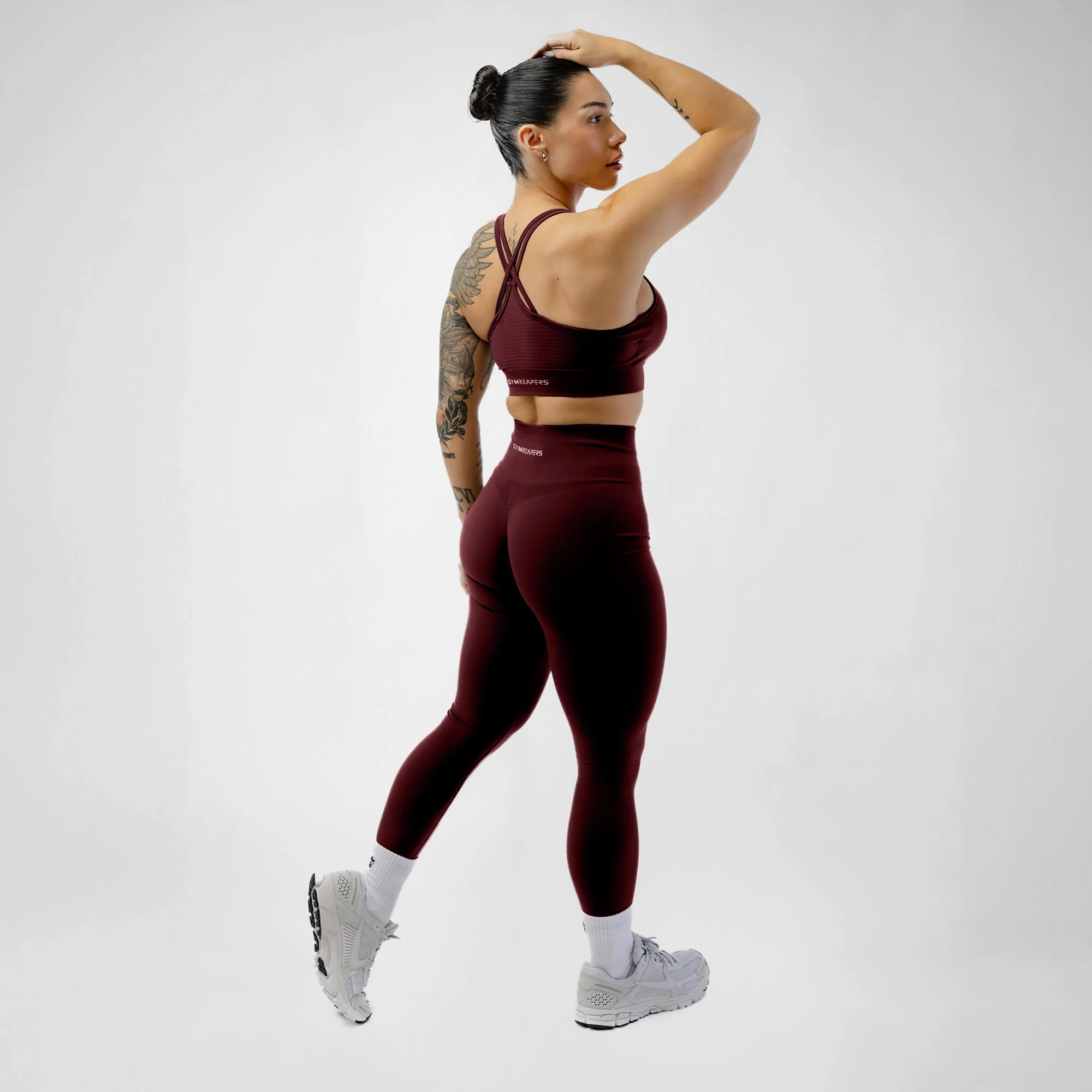 Halo Leggings - Wine - Image 5
