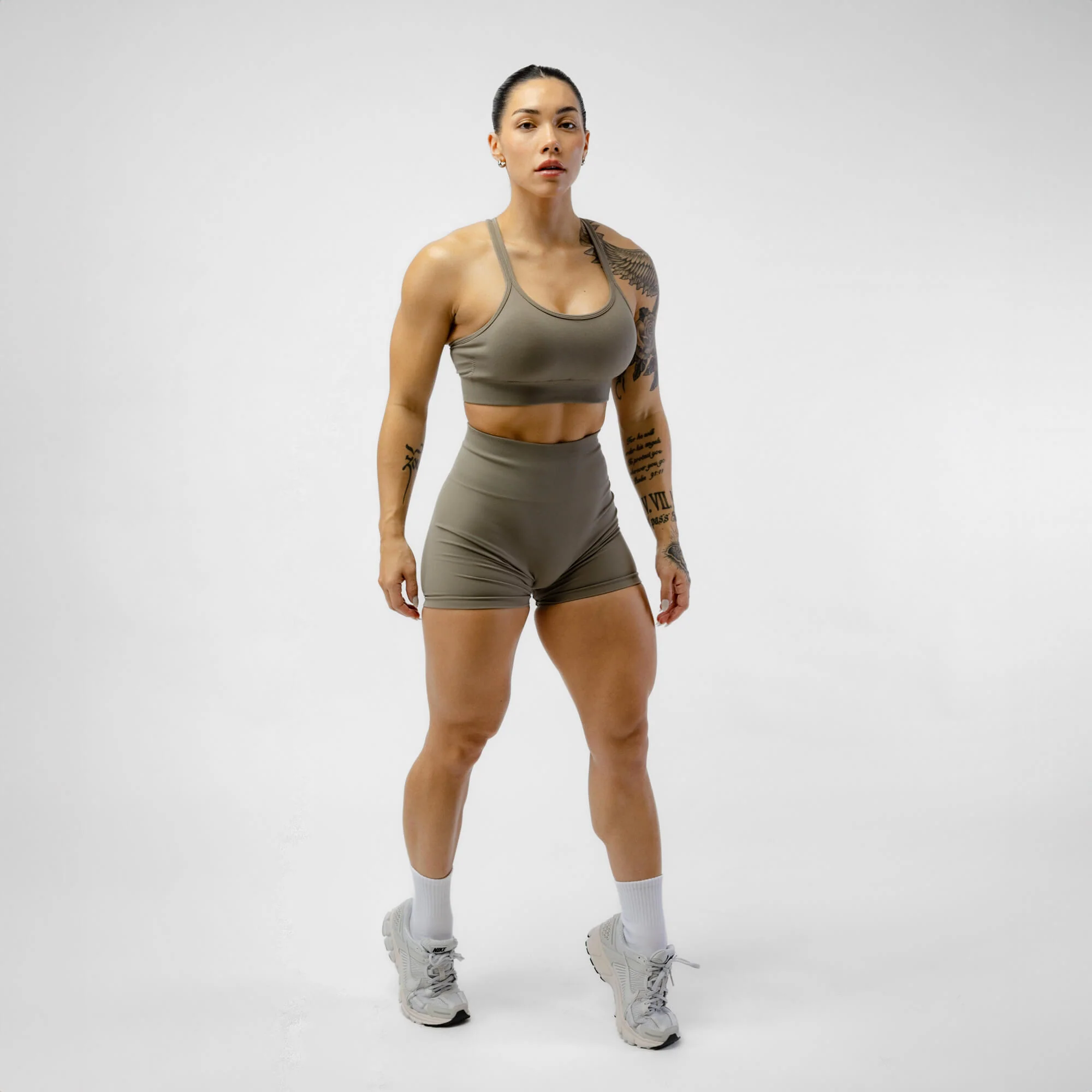 Halo Shorts - Deep Taupe - Image 4