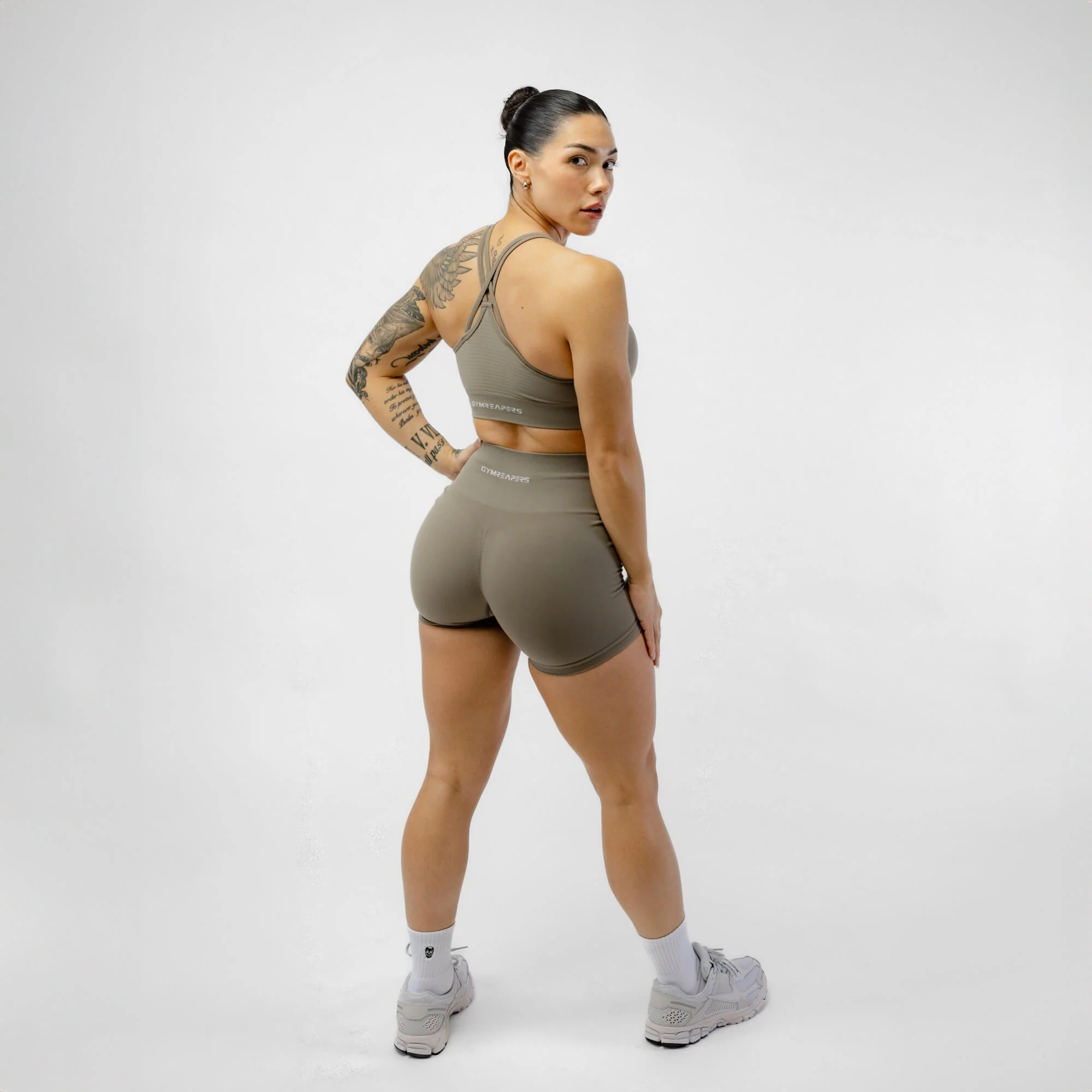 Halo Shorts - Deep Taupe - Image 5