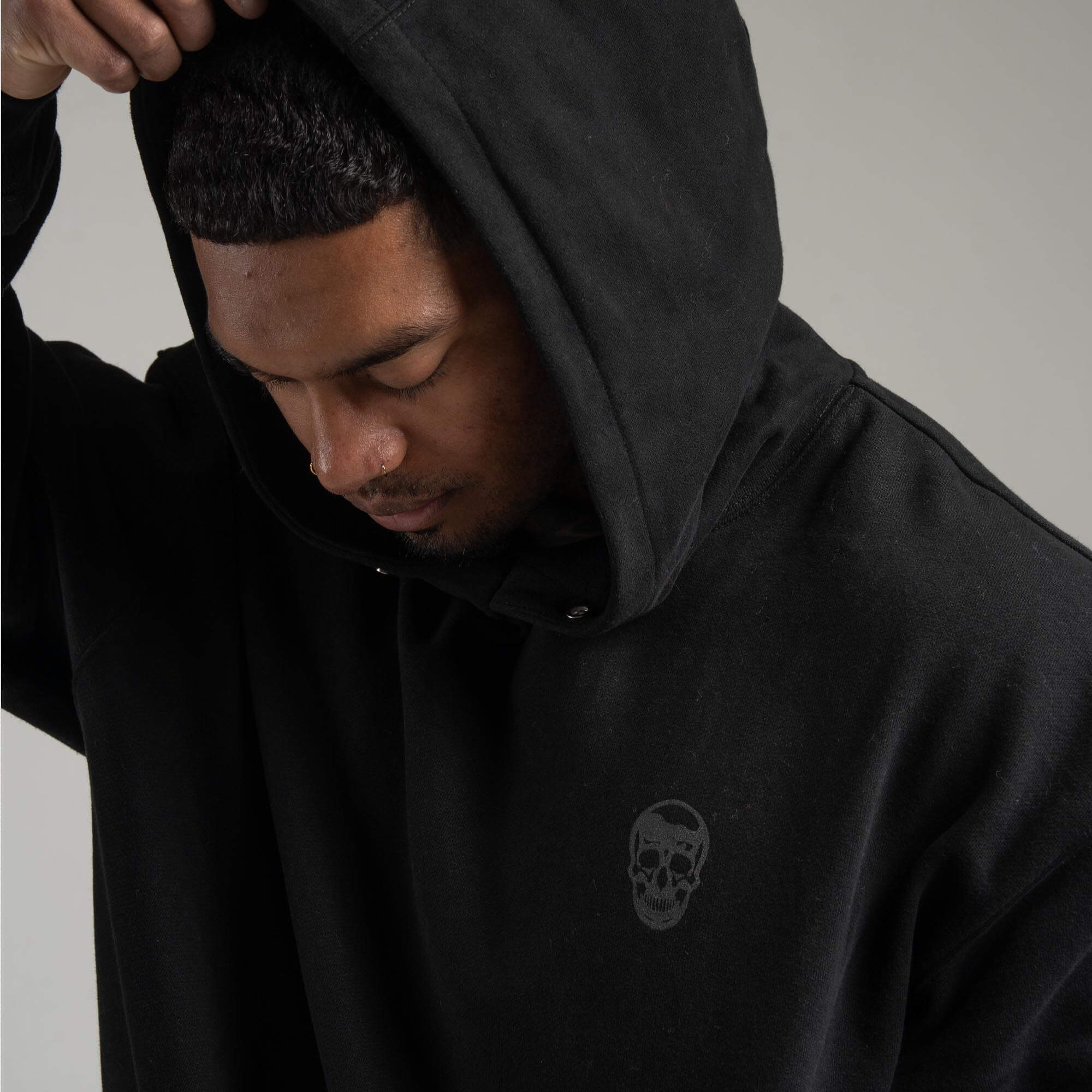 Heavyweight Hoodie - Black - Image 6