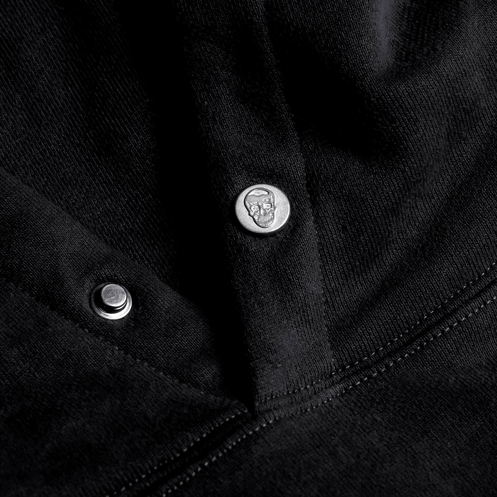 Heavyweight Hoodie - Black/White - Image 3