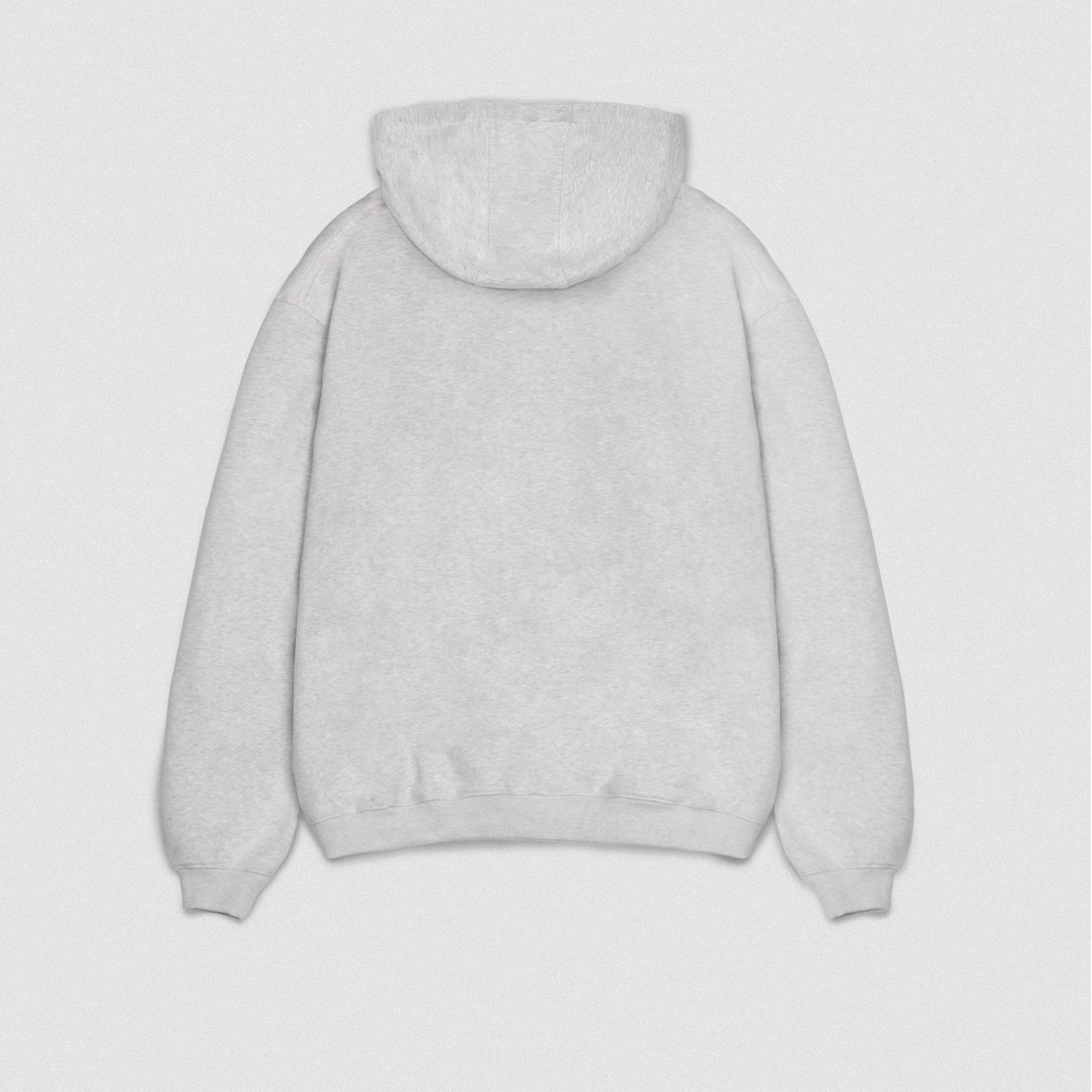 Heavyweight Hoodie - Light Heather Gray - Image 2