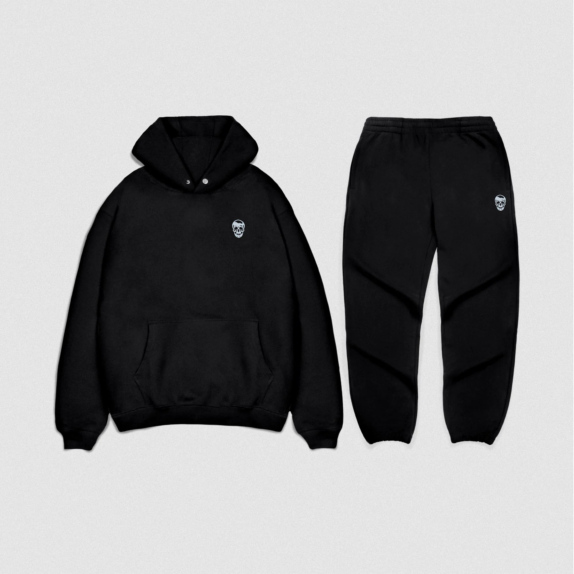 Heavyweight Warm-Up Set - Black/White