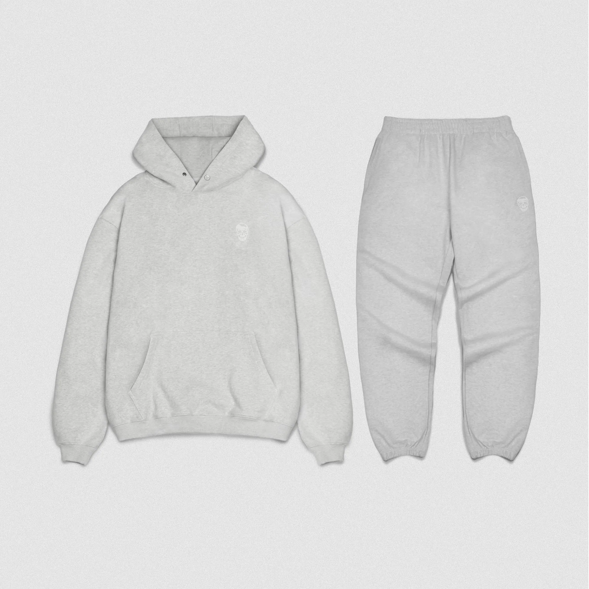 Heavyweight Warm-Up Set - Light Heather Gray