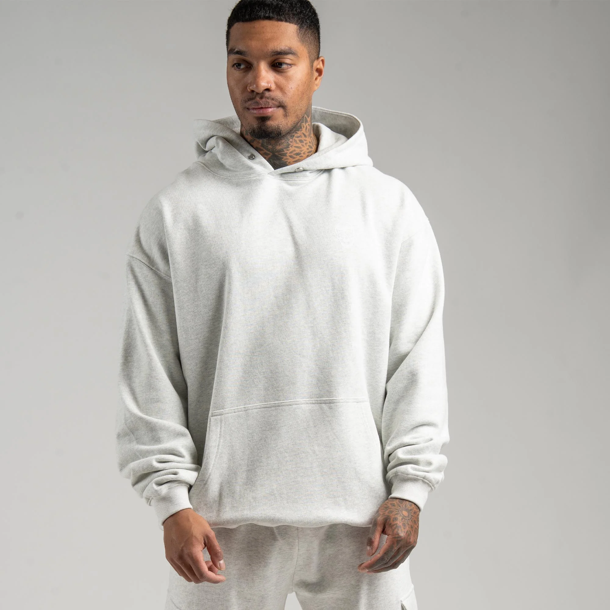 Heavyweight Warm-Up Set - Light Heather Gray - Image 6