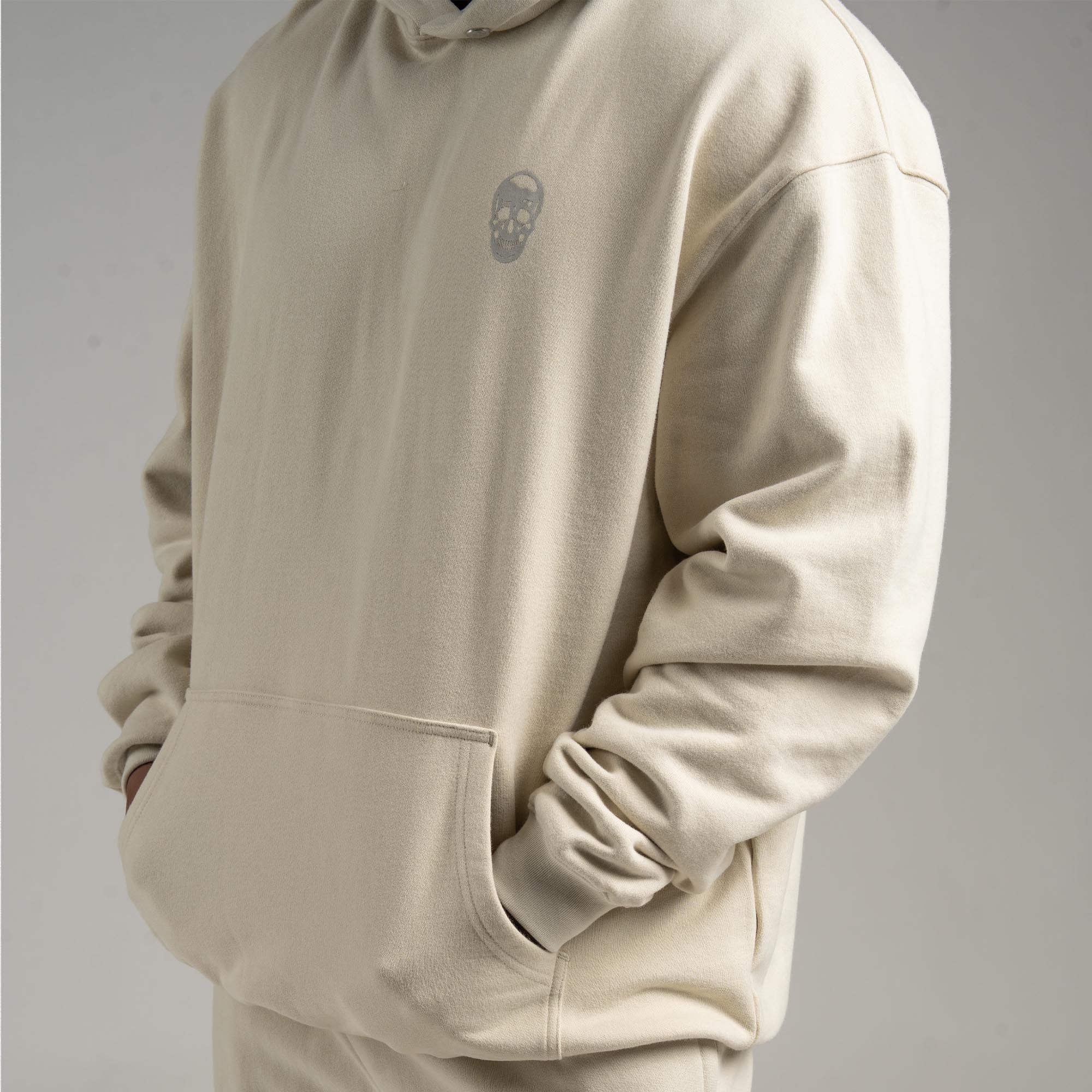 Heavyweight Hoodie - Bone - Image 5