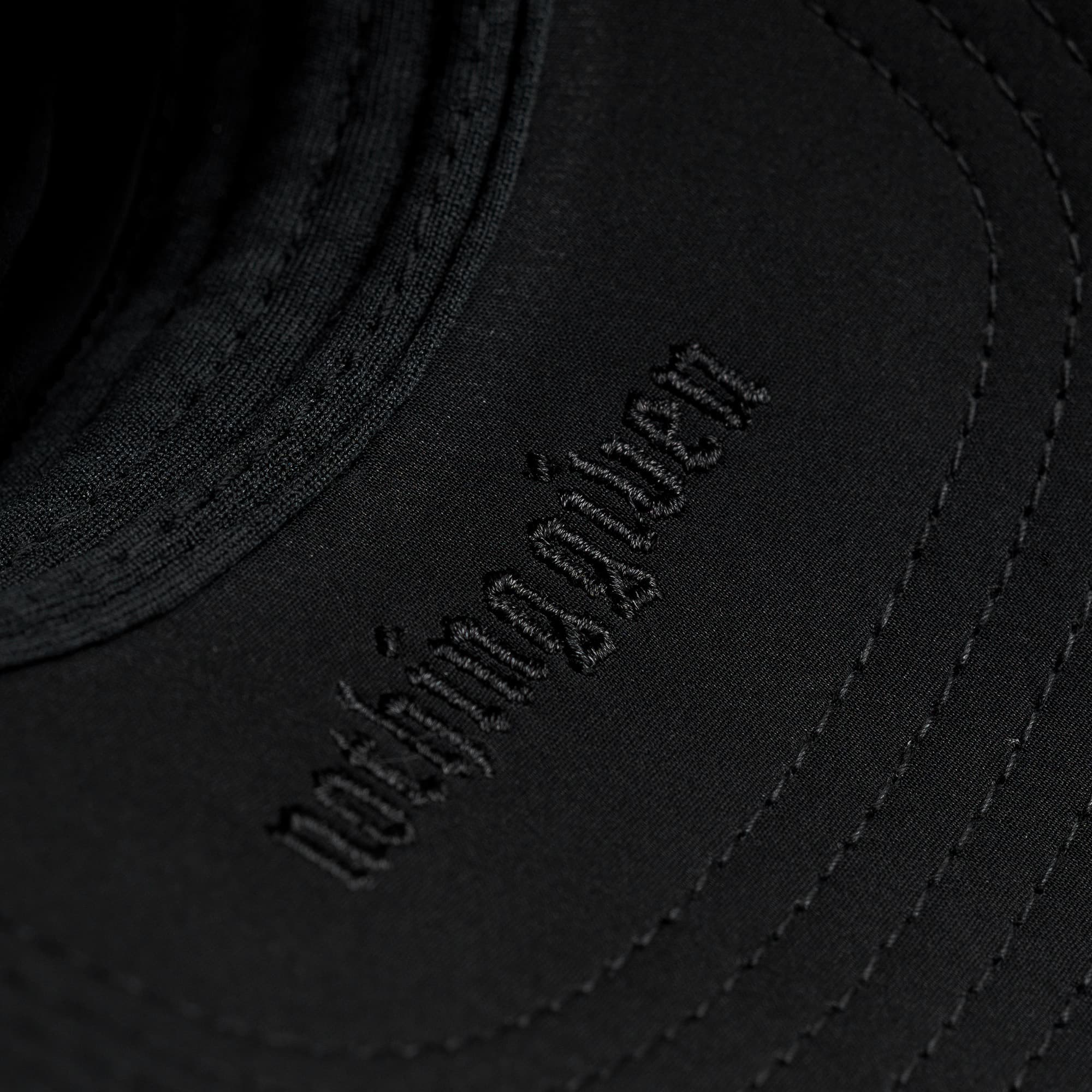 Hybrid Performance 5-Panel Hat - Black/White - Image 4