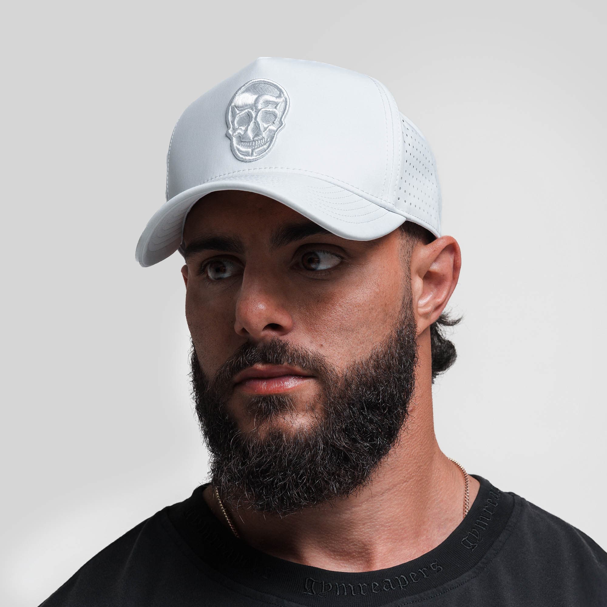 Hybrid Performance 5-Panel Hat - White/White - Image 6