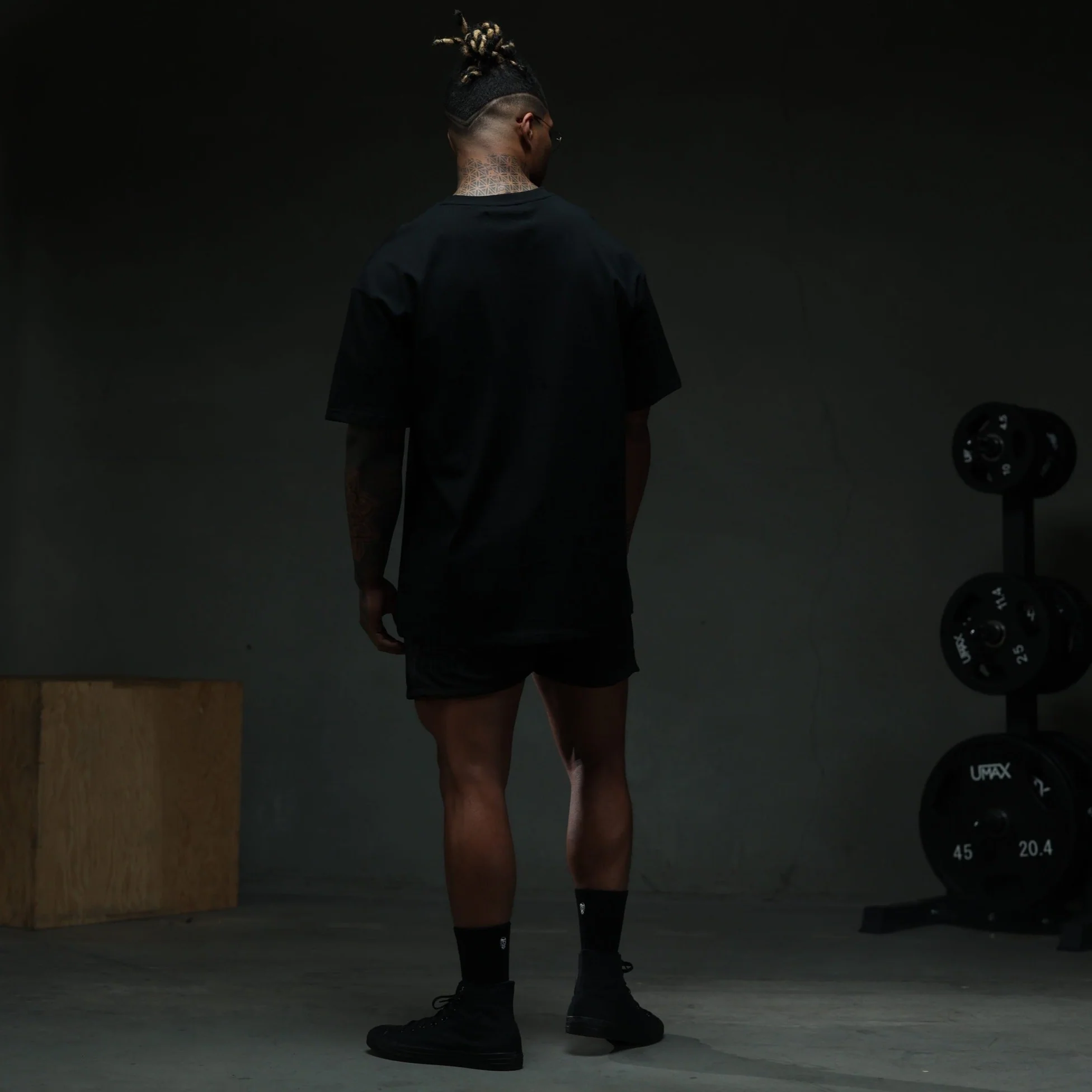 Initial Shorts - Black/White - Image 4