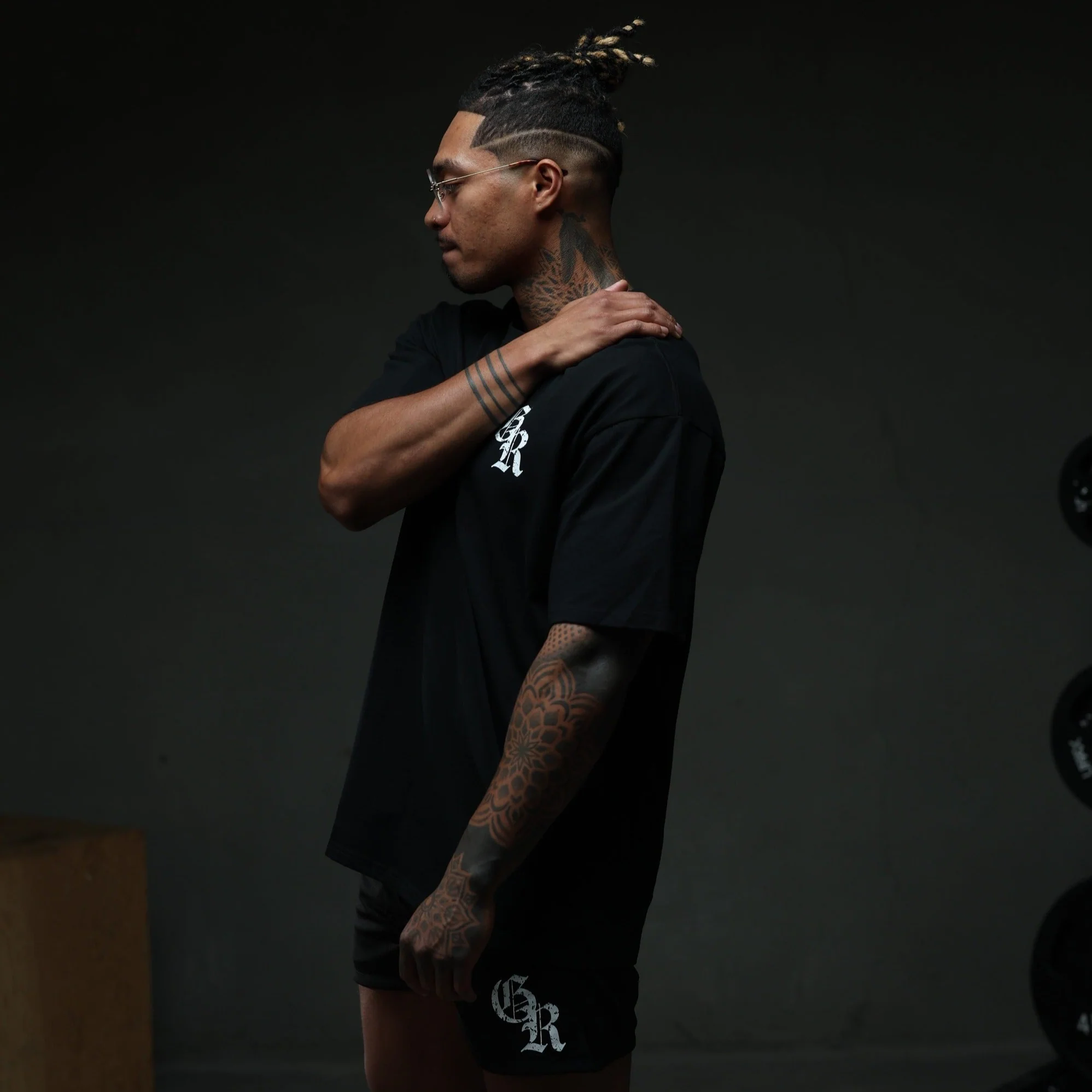 Initial Tee - Black/White - Image 5