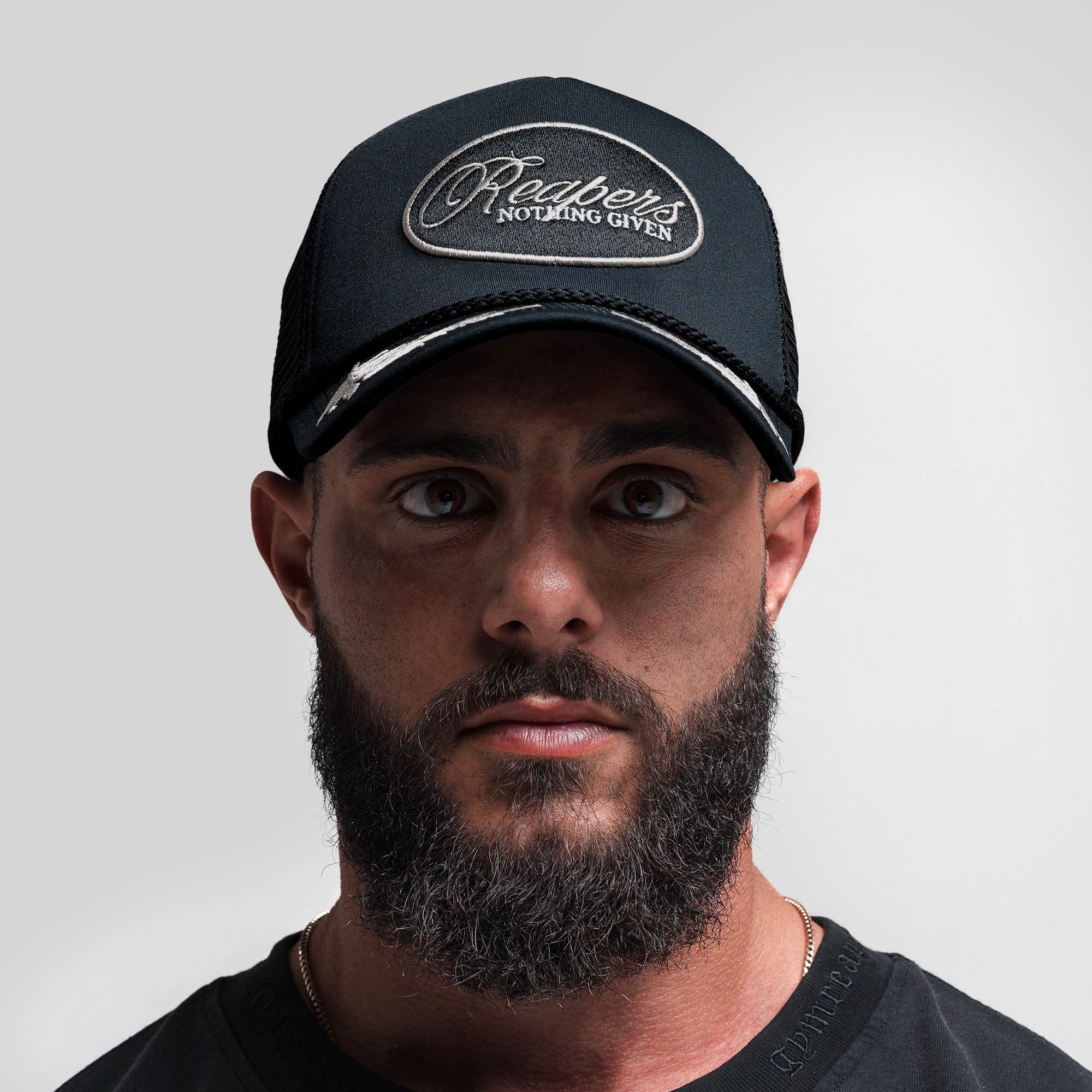 Laurel Foam Trucker Hat - Black - Image 3