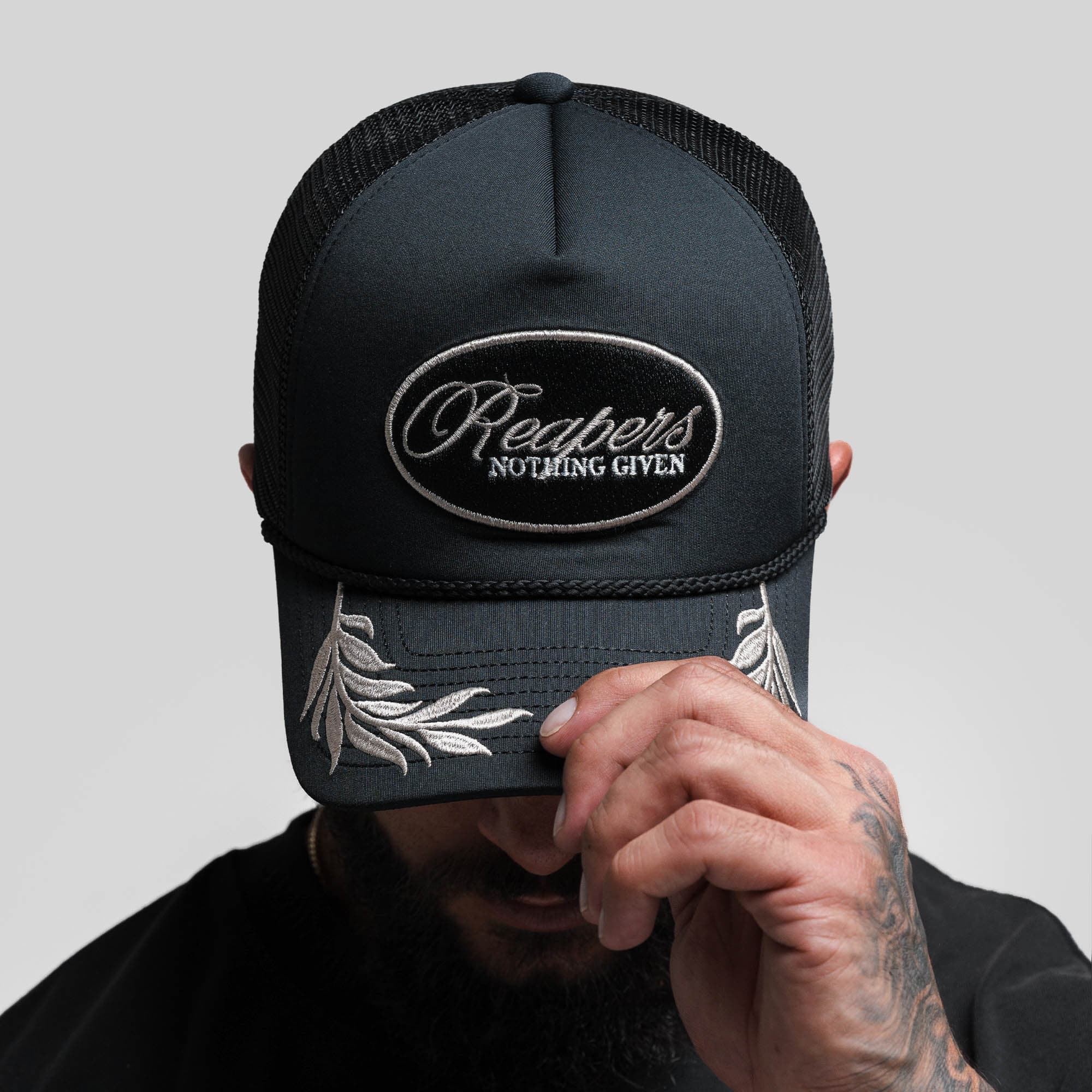 Laurel Foam Trucker Hat - Black - Image 5