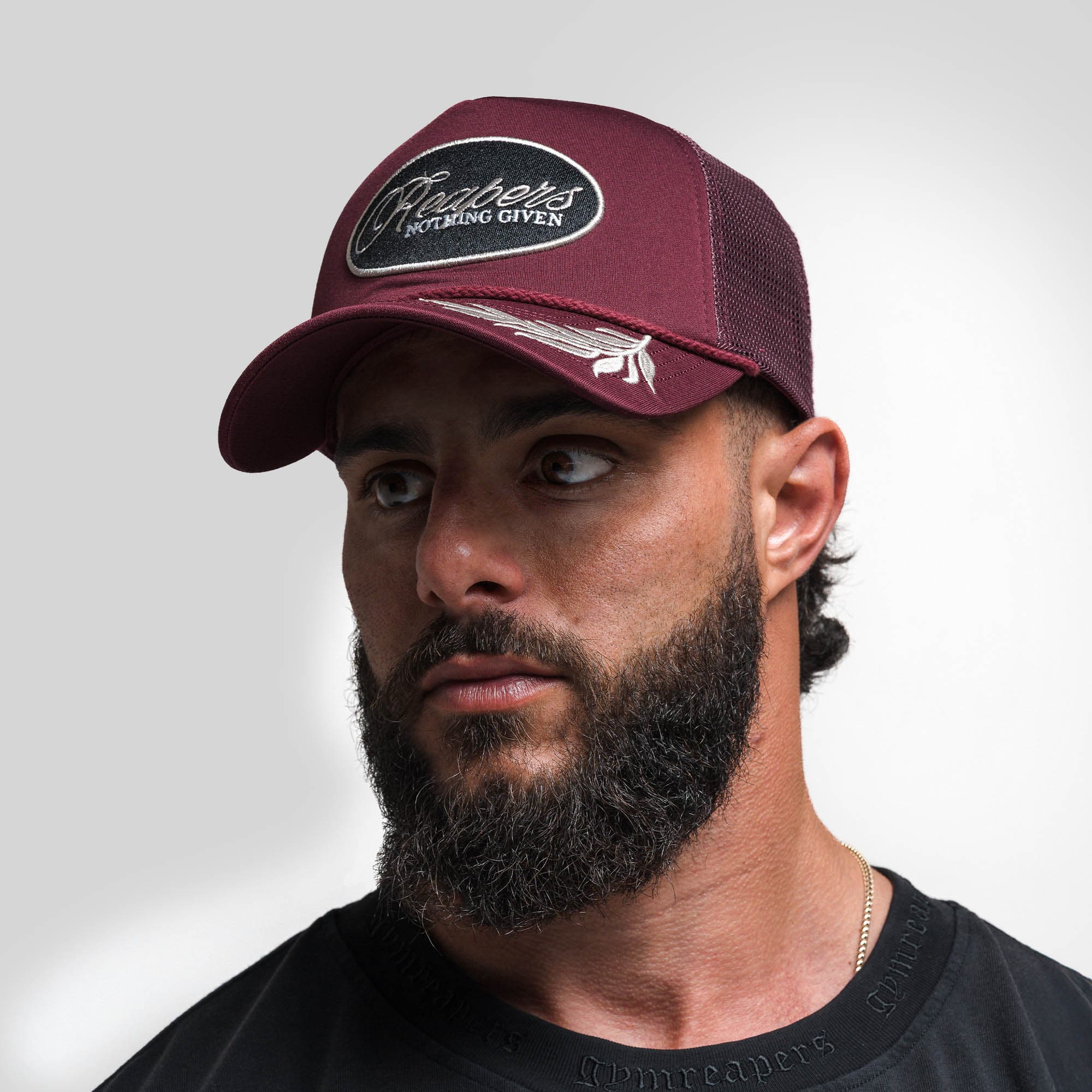 Laurel Foam Trucker Hat - Maroon - Image 4