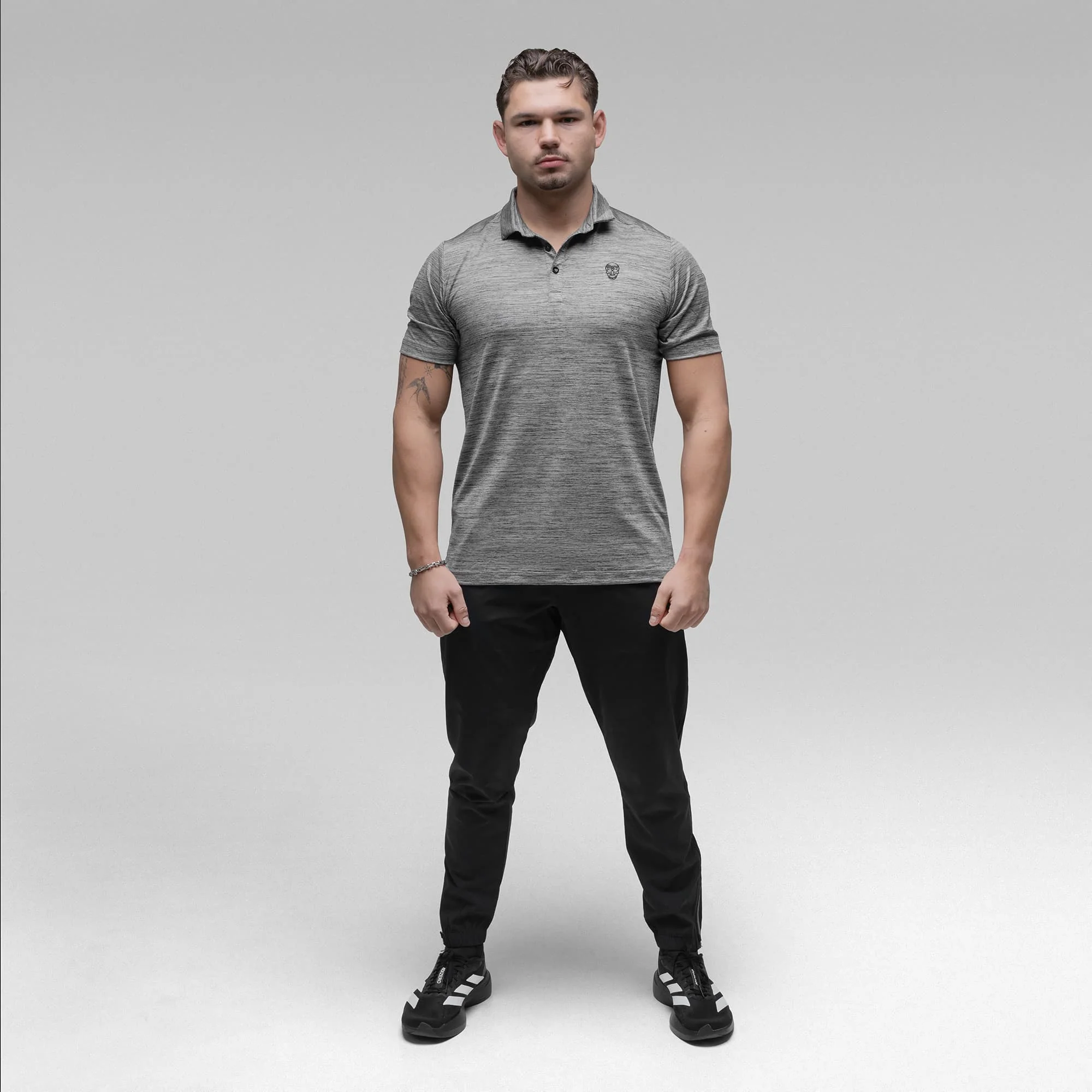 Legion Polo - Heather Gray - Image 3