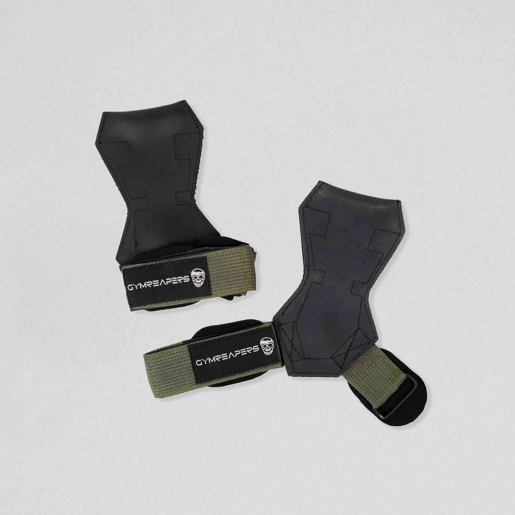 Gymreapers Lifting Grips - Green - Image 2