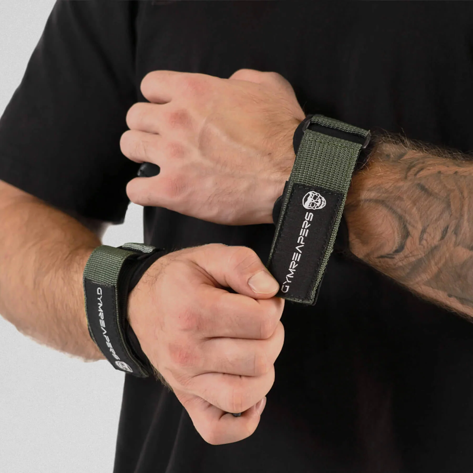 Gymreapers Lifting Grips - Green - Image 5