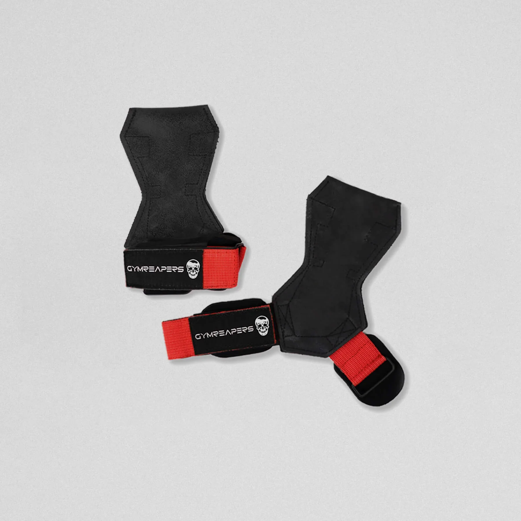 Gymreapers Lifting Grips - Red - Image 2
