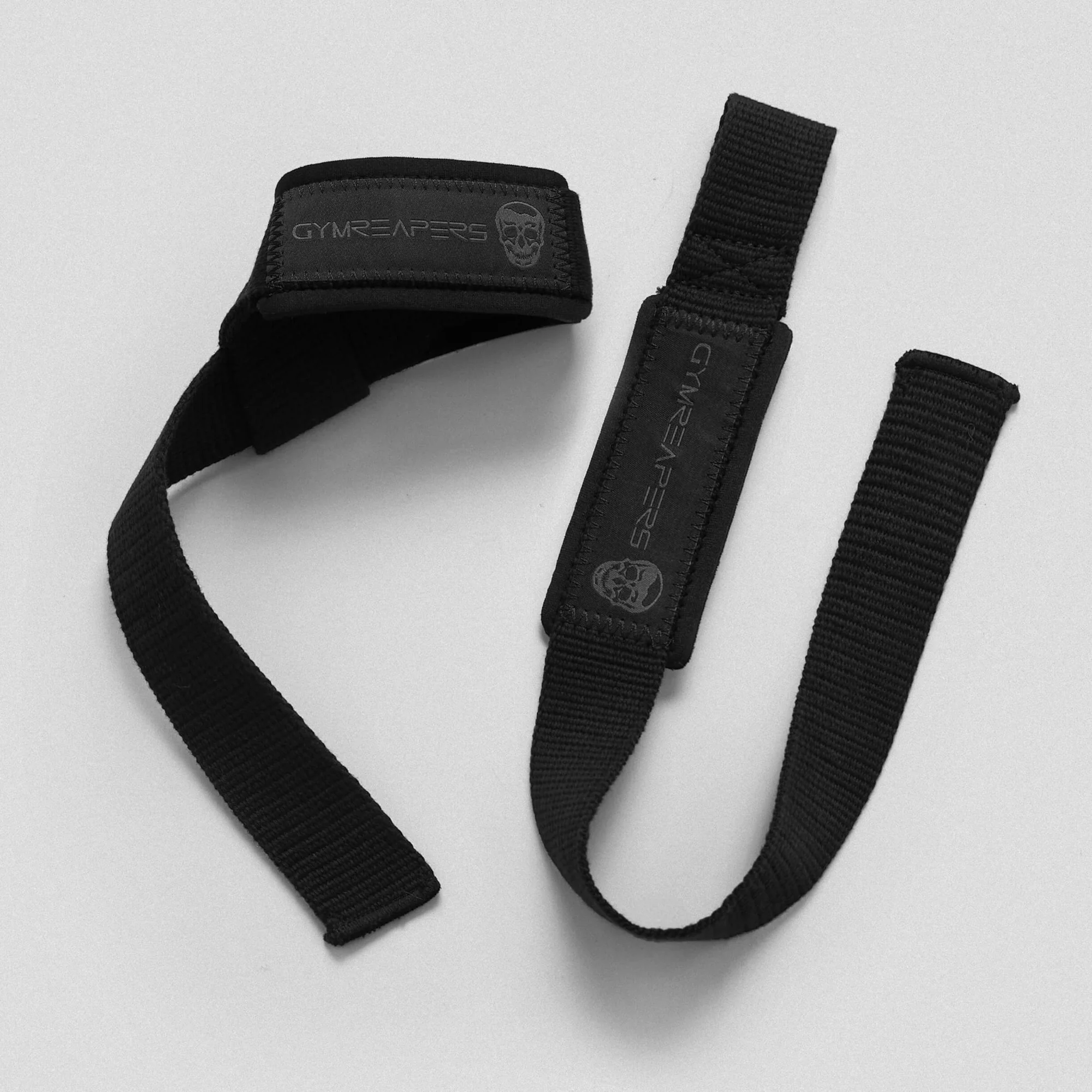 Padded Lifting Straps - Black/Black - Image 3