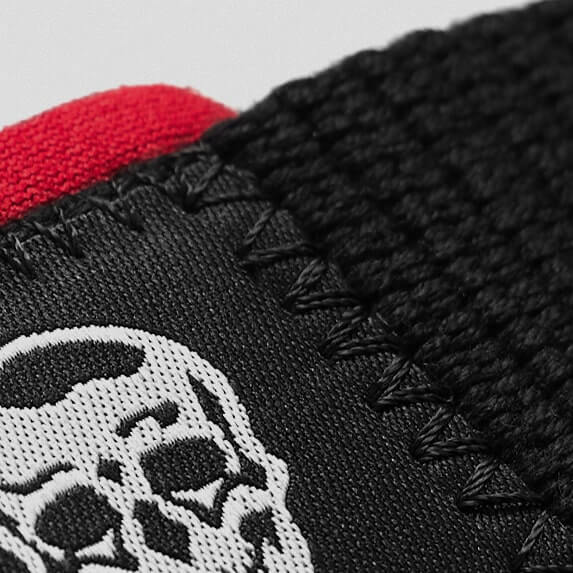 Lifting Straps | Premium Padded Weightlifting Straps - Black/Red - Image 5