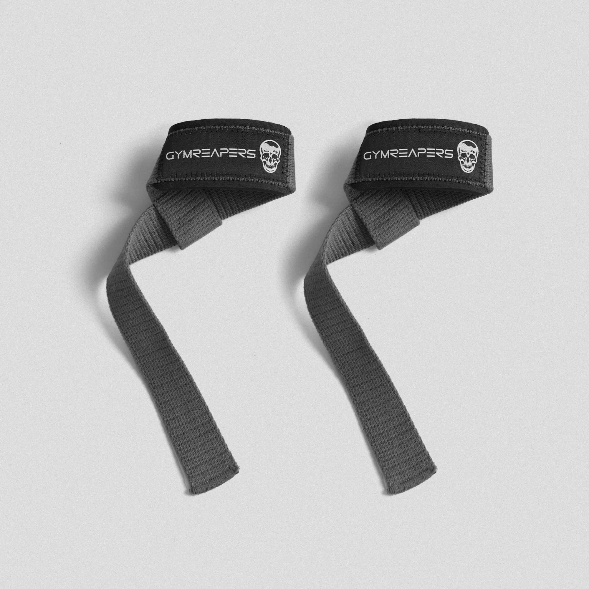Lifting Straps | Premium Padded Weightlifting Straps - Gray - Image 2