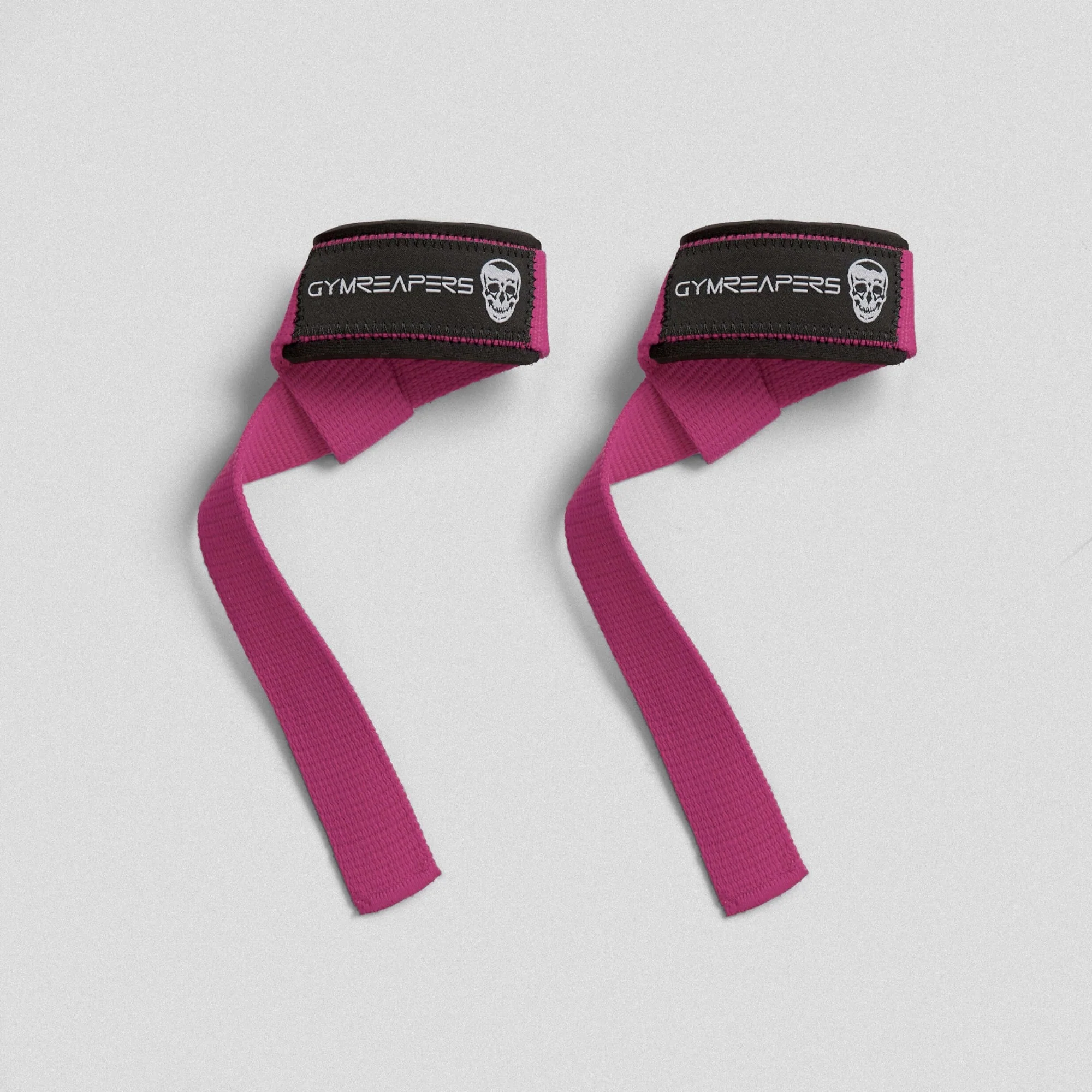 Lifting Straps | Premium Padded Weightlifting Straps - Pink - Image 2