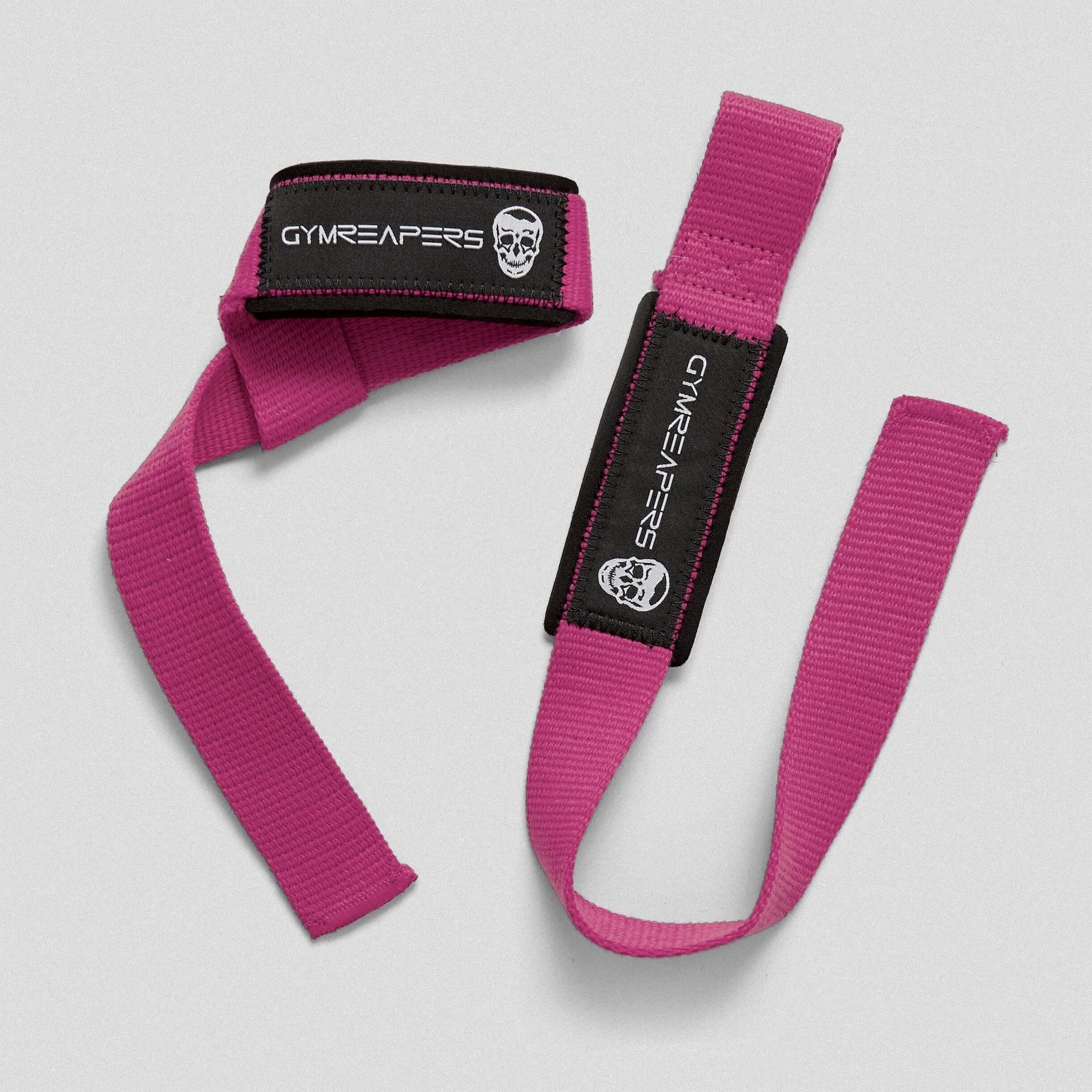 Lifting Straps | Premium Padded Weightlifting Straps - Pink - Image 3