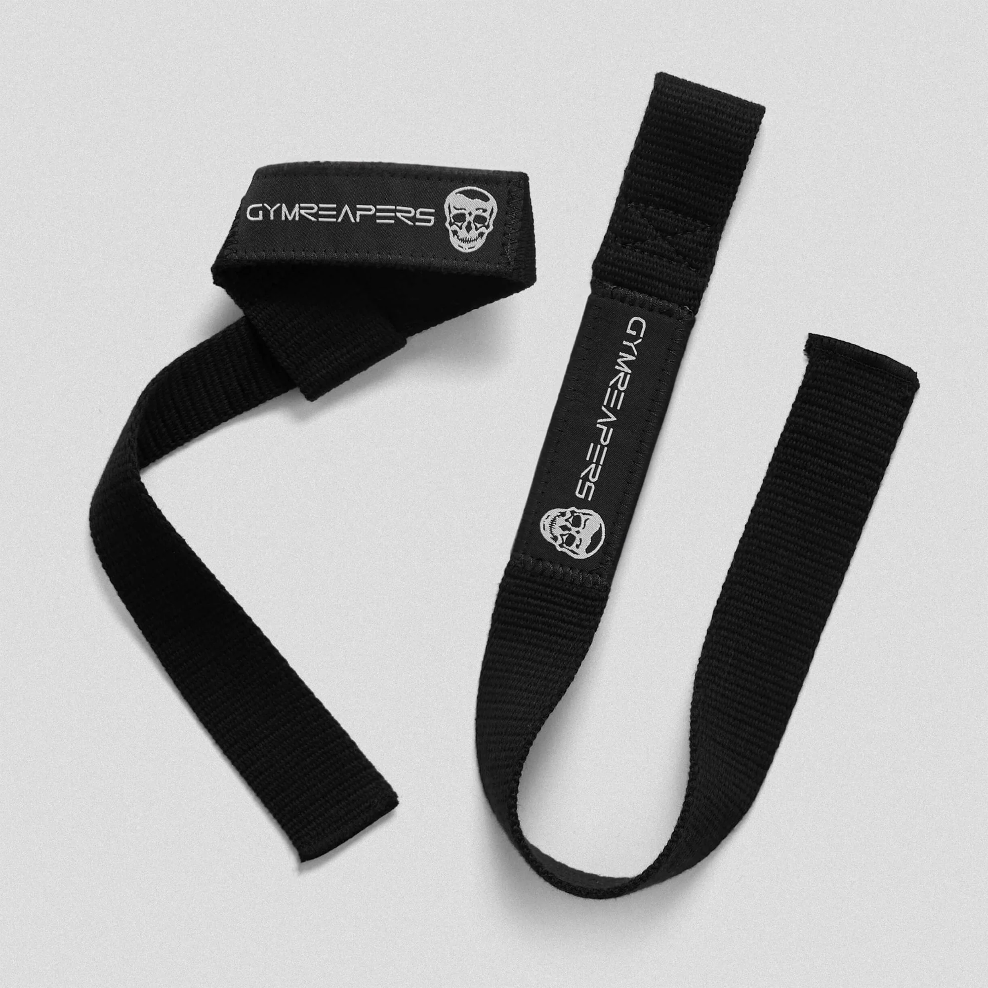 Lifting Straps | Premium Weightlifting Straps - Black (No Padding) - Image 3