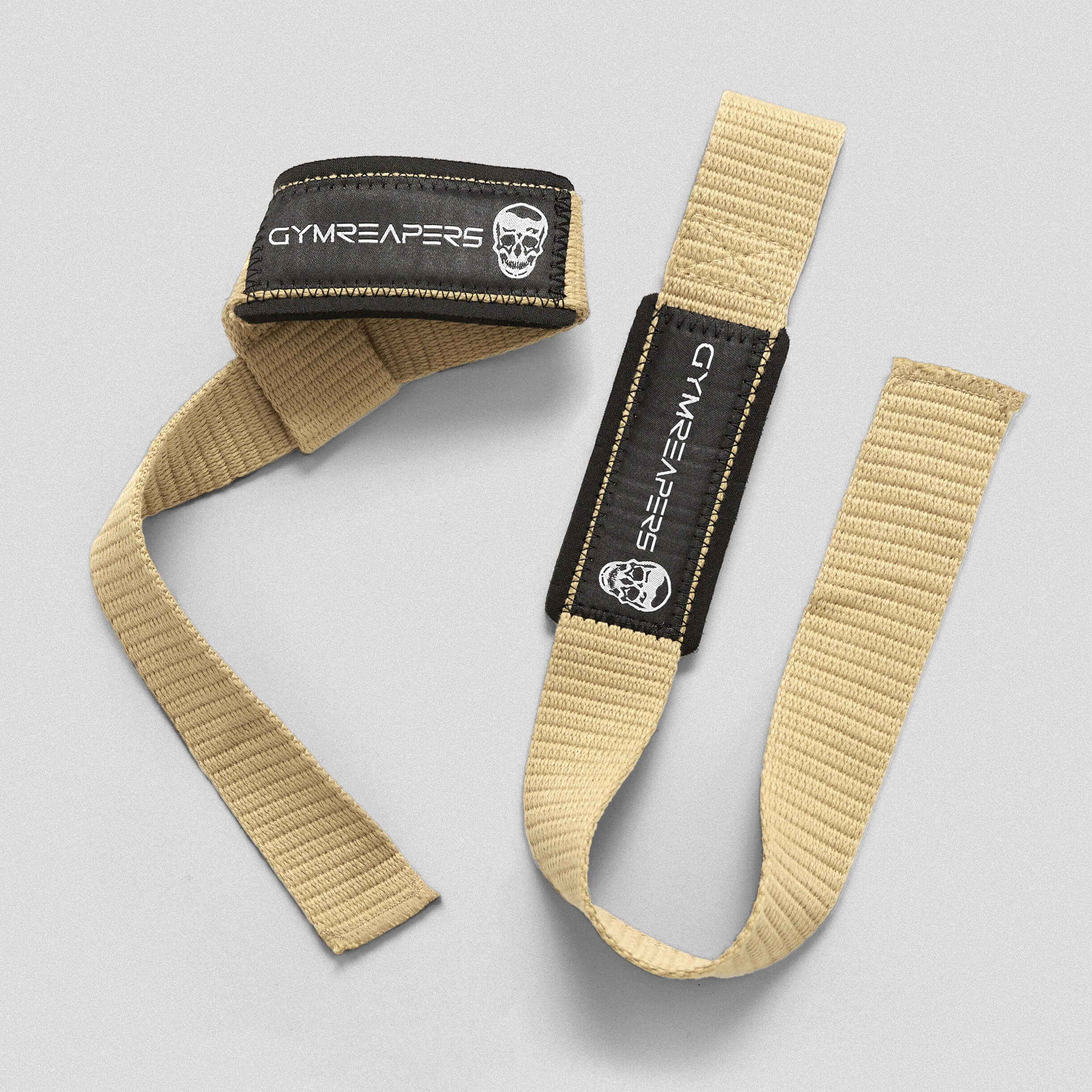 Lifting Straps | Premium Padded Weightlifting Straps - Desert Sand - Image 3