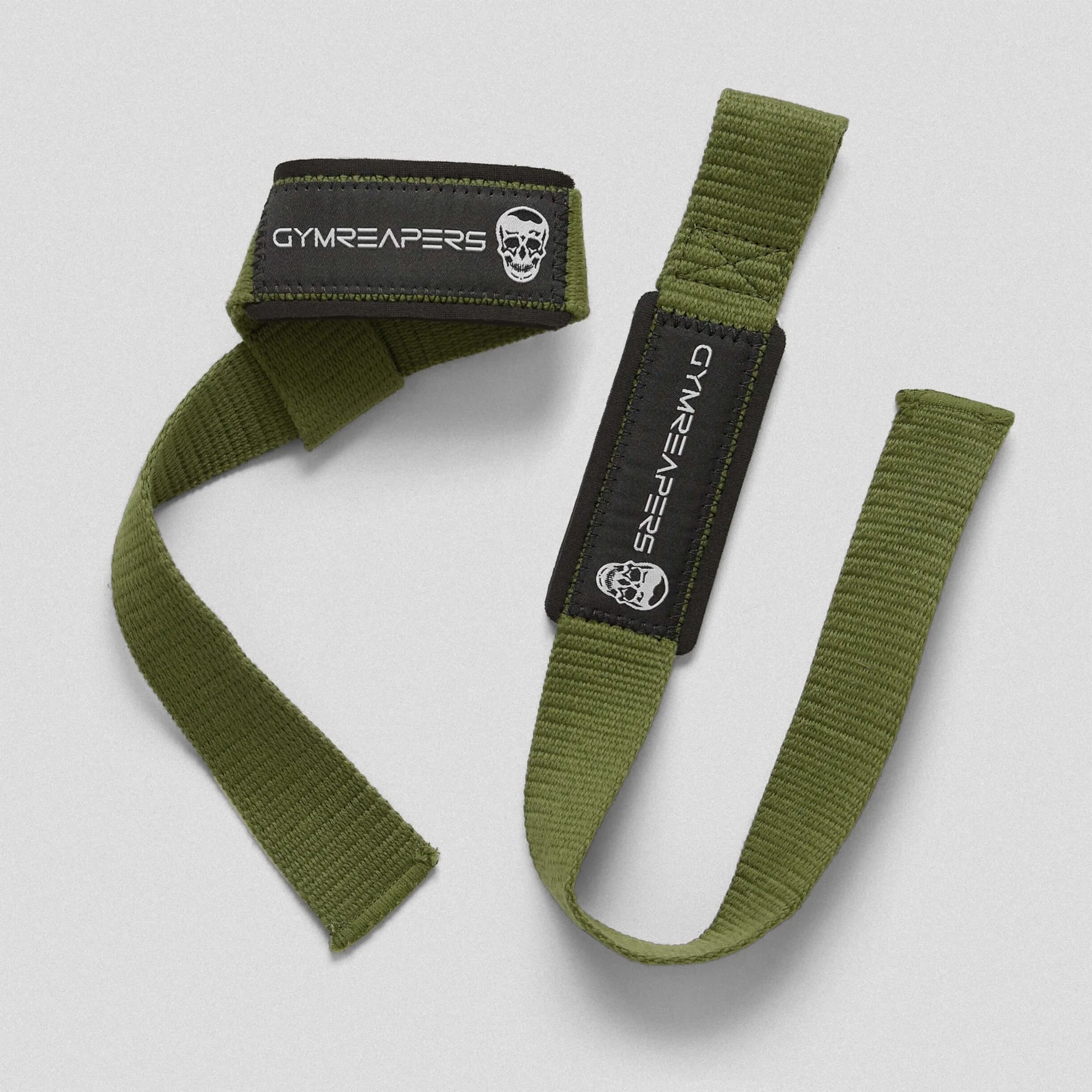 Lifting Straps | Premium Padded Weightlifting Straps - Green - Image 3