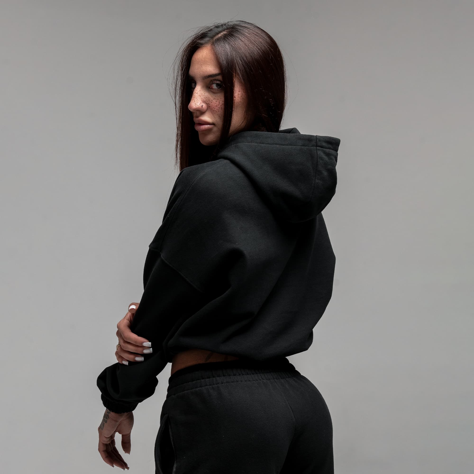 Loyalty Club Cropped Hoodie - Image 2