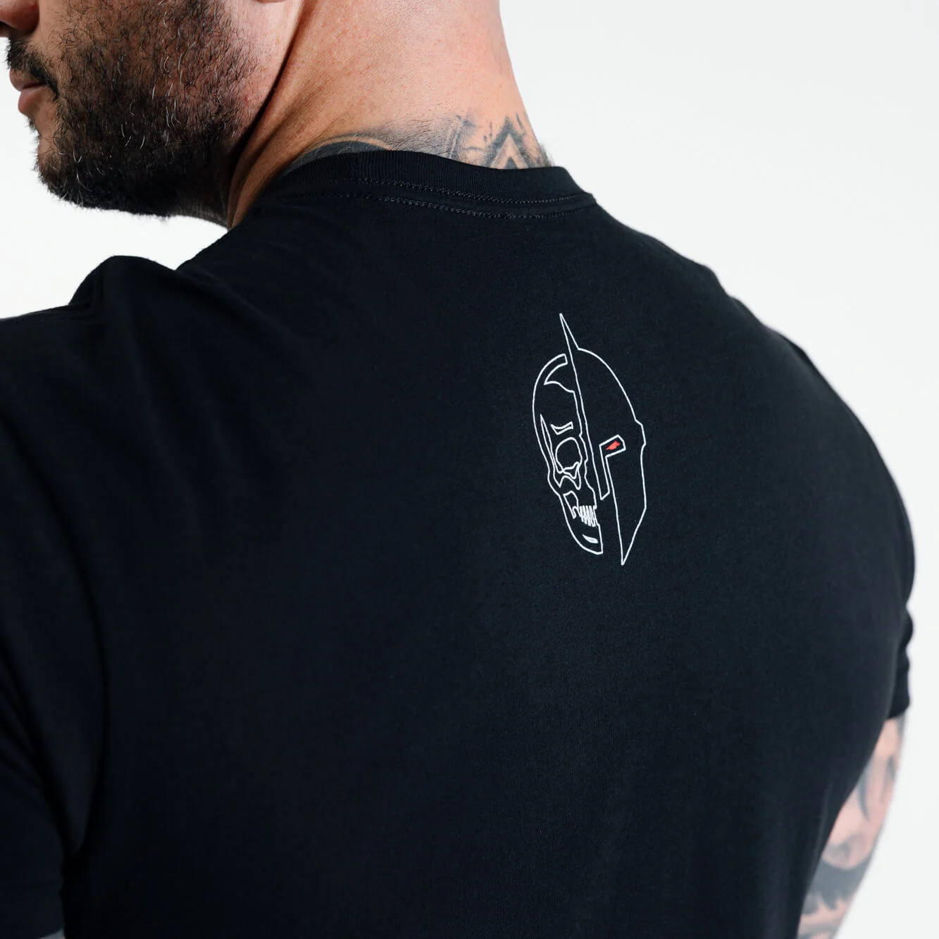 Machine Stamp Tee - Black - Image 5