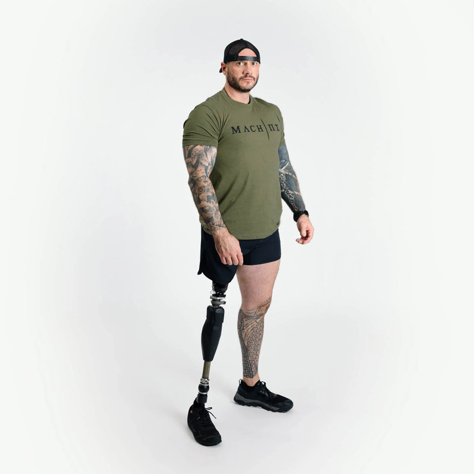 Machine V2 Shirt - Military Green - Image 5