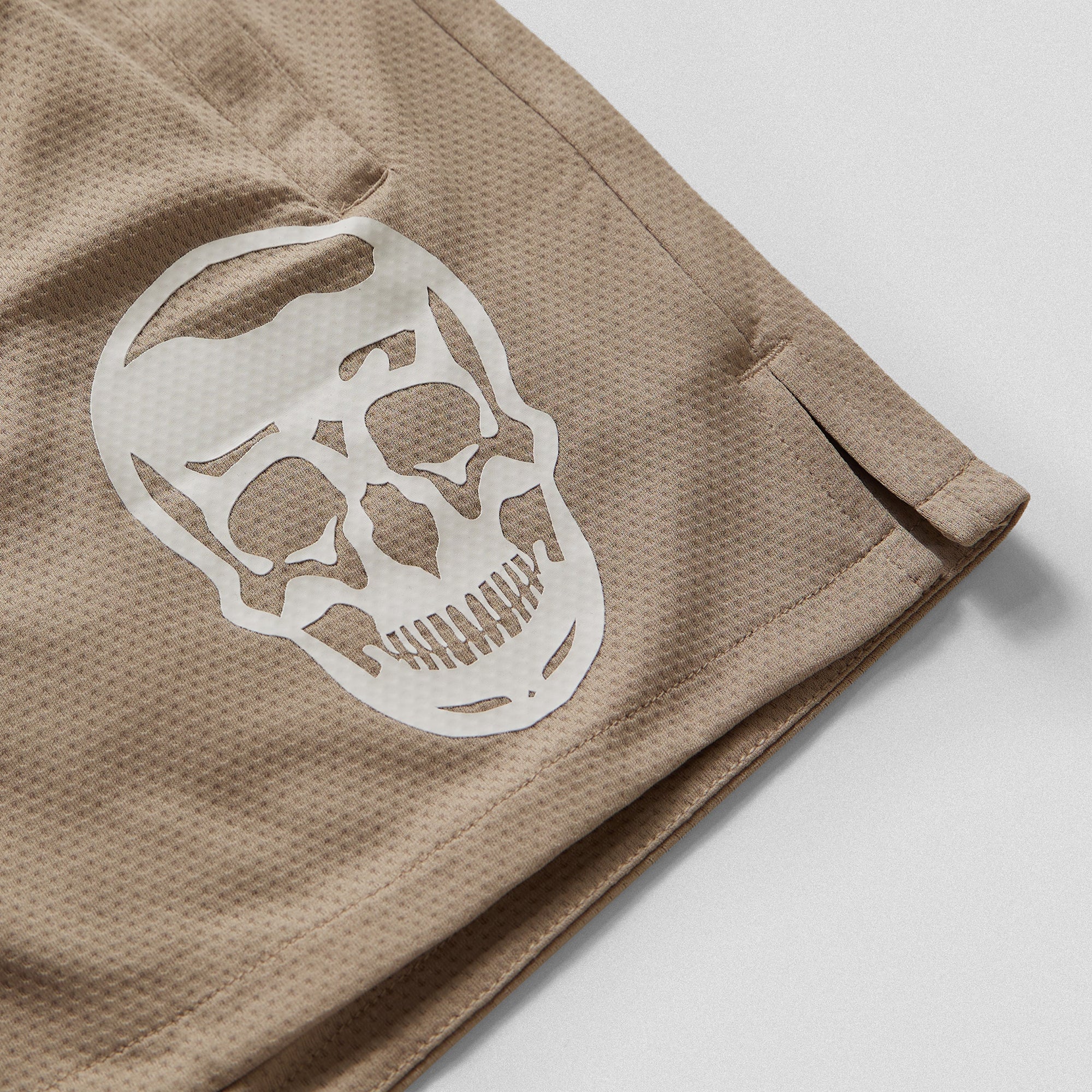Mesh Training Shorts - Khaki - Image 3